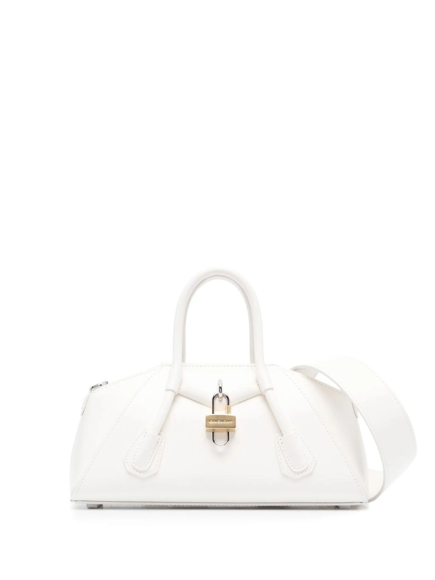 White Antigona Stretch Mini Tote Bag