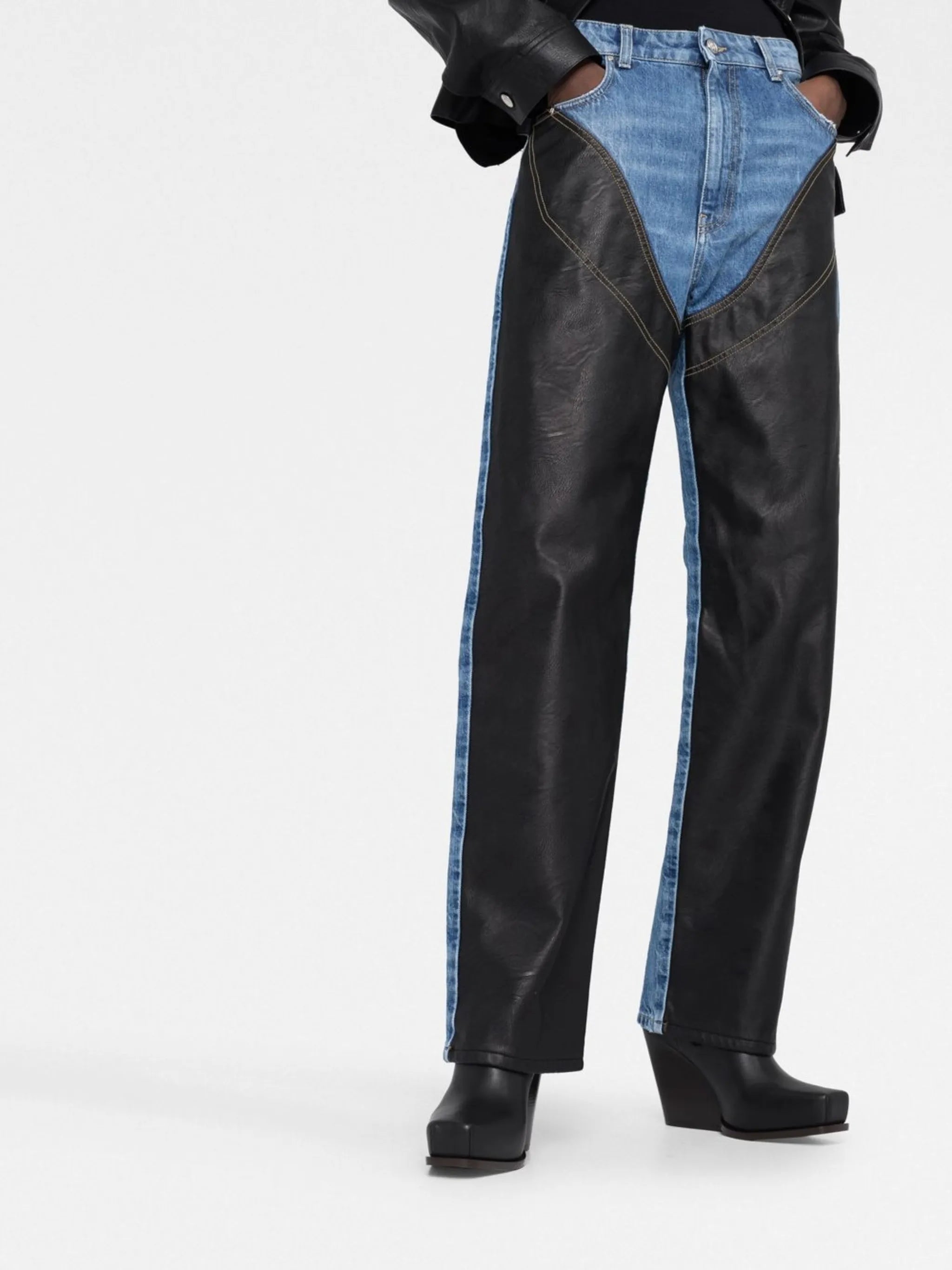 Alter Mat Chap panelled jeans