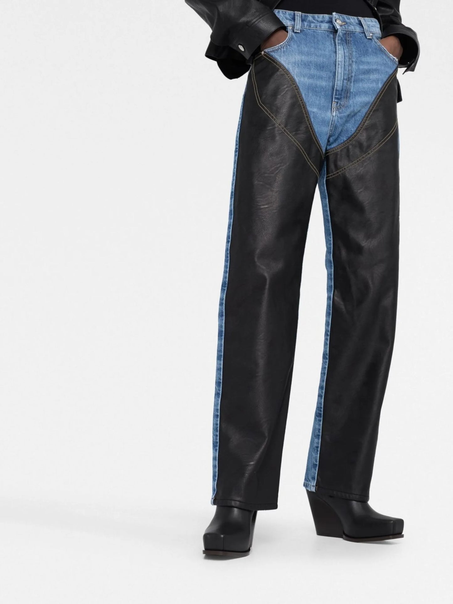 Alter Mat Chap panelled jeans