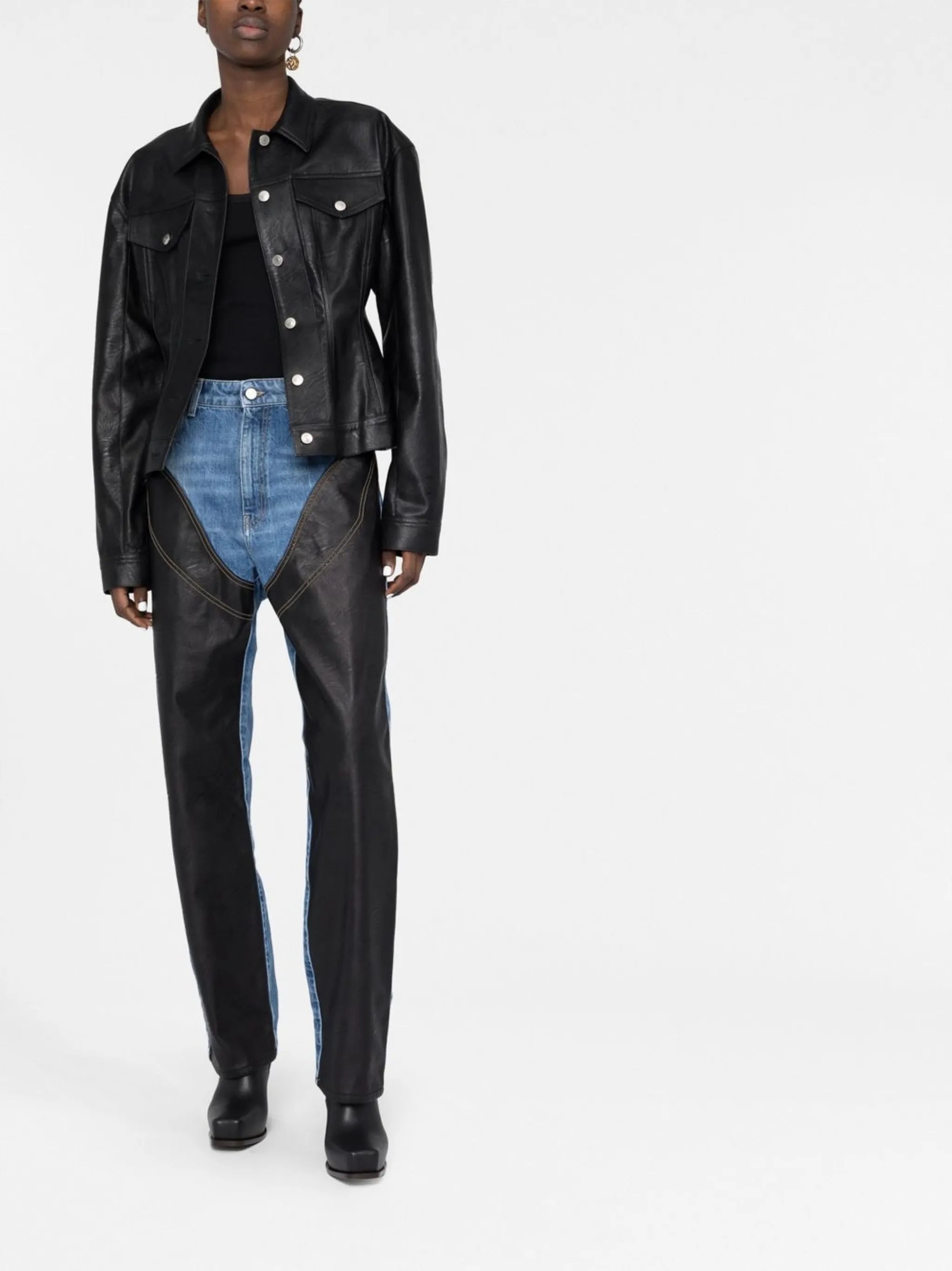Alter Mat Chap panelled jeans