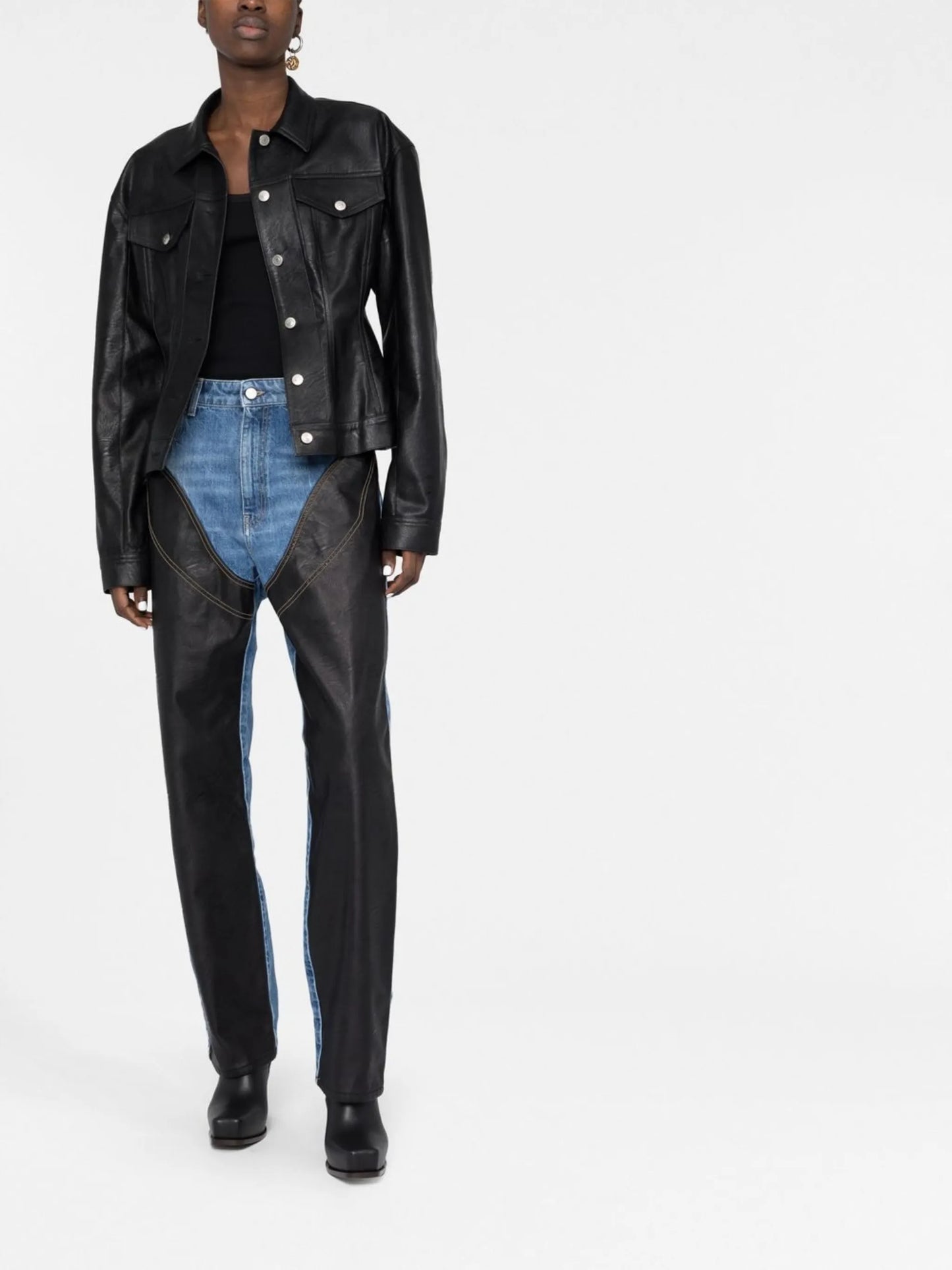 Alter Mat Chap panelled jeans