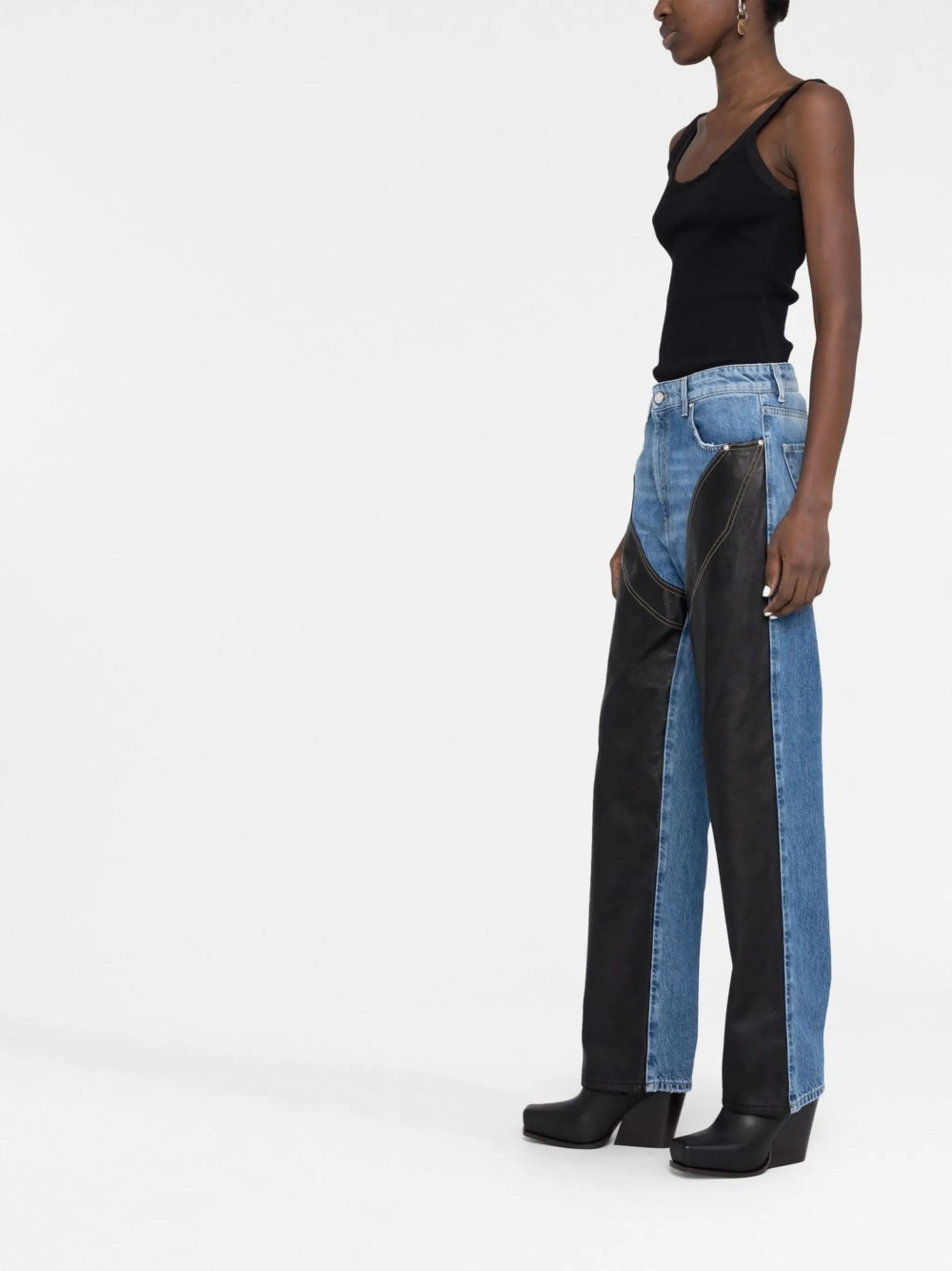 Alter Mat Chap panelled jeans