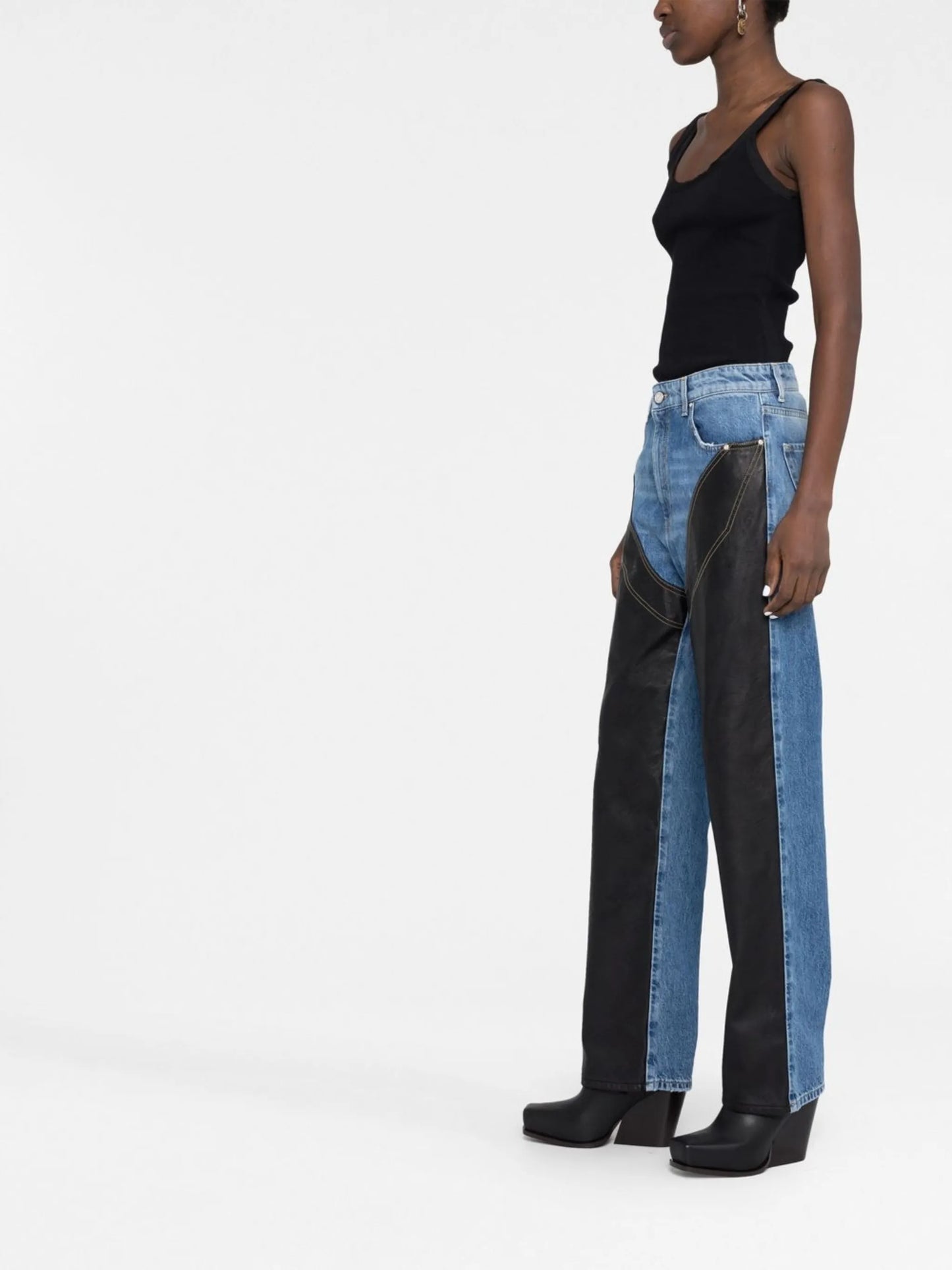 Alter Mat Chap panelled jeans