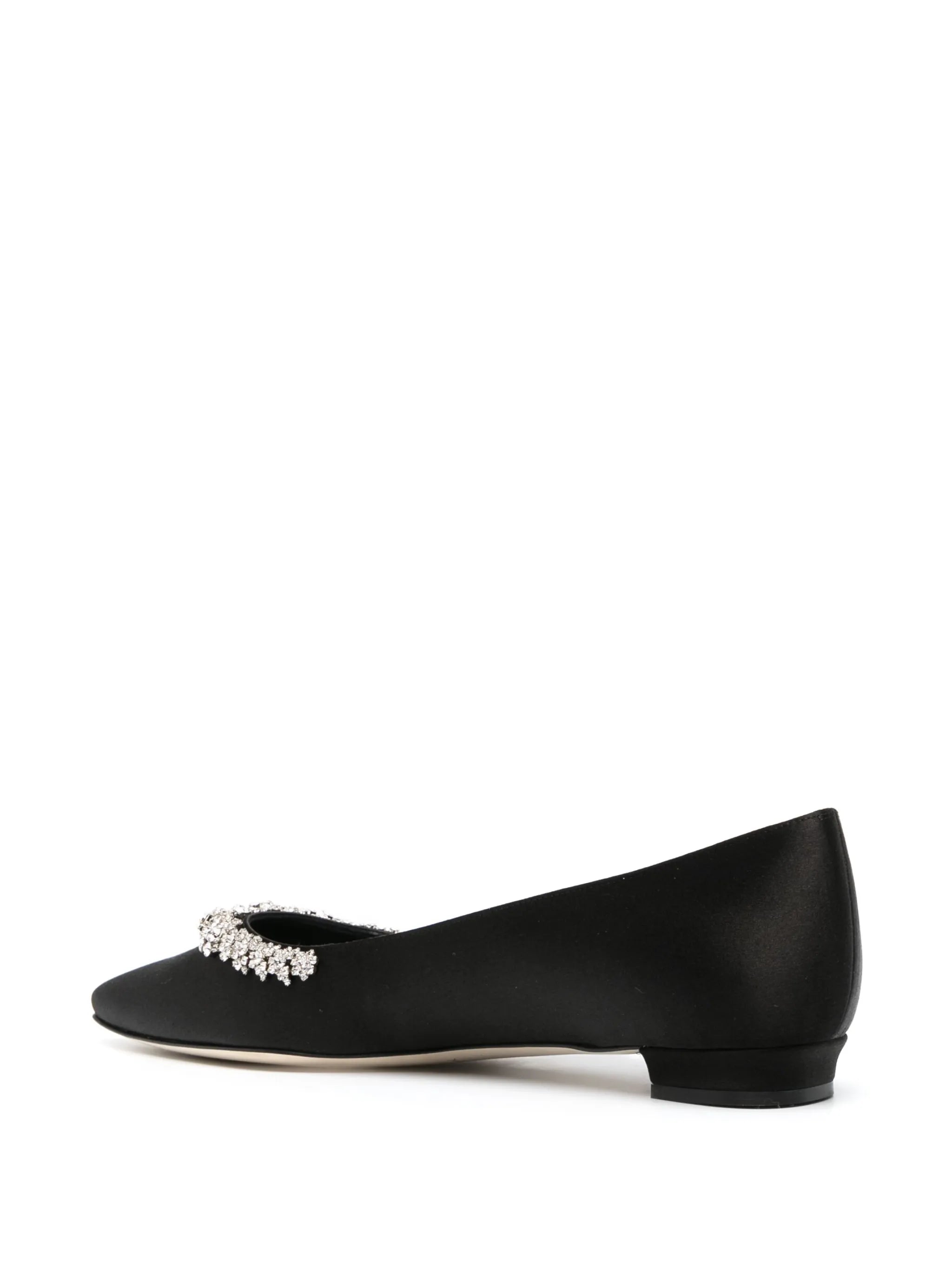 Olarana satin ballerina shoes