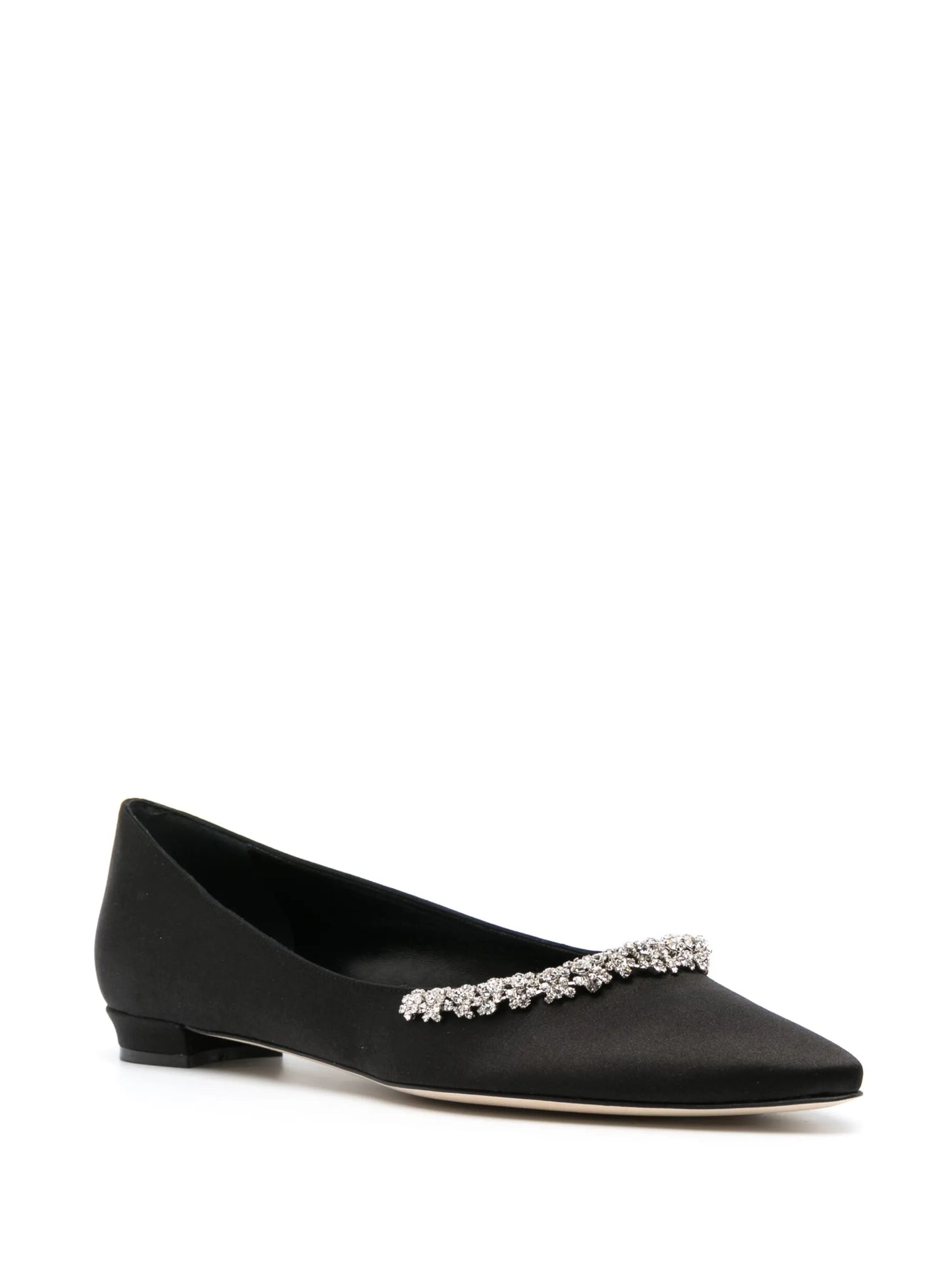 Olarana satin ballerina shoes