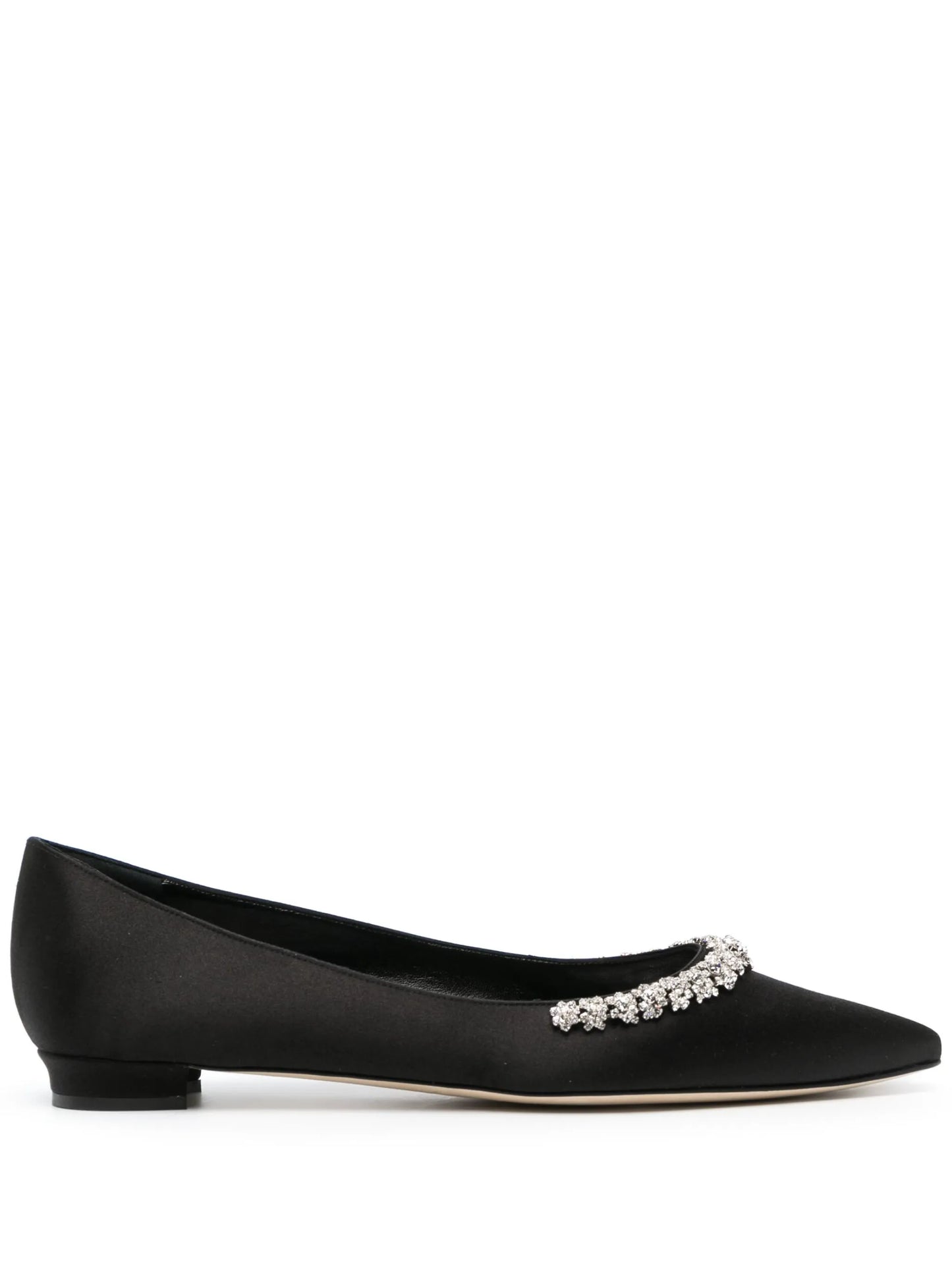 Olarana satin ballerina shoes
