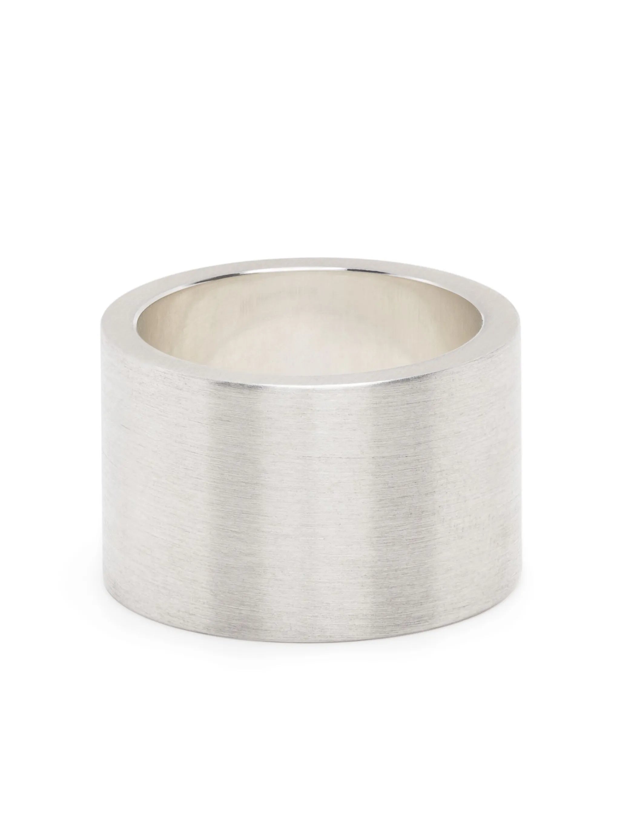 La 17g brushed-effect ring