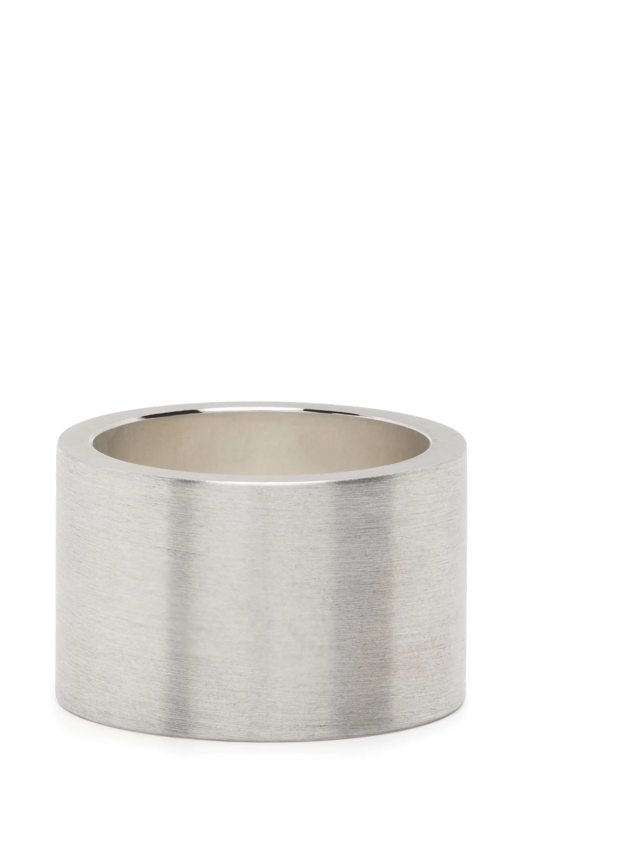 La 17g brushed-effect ring