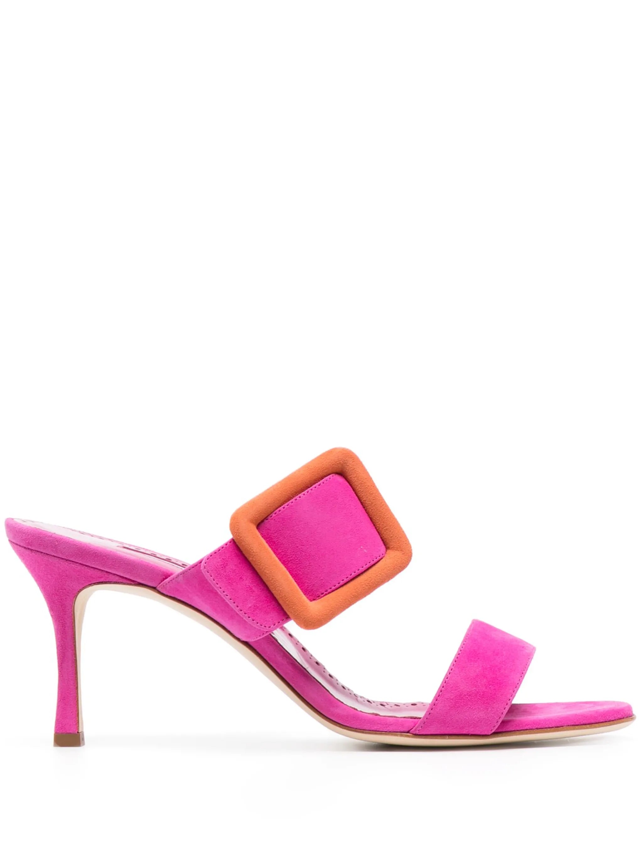 Gable 70mm buckled suede mules