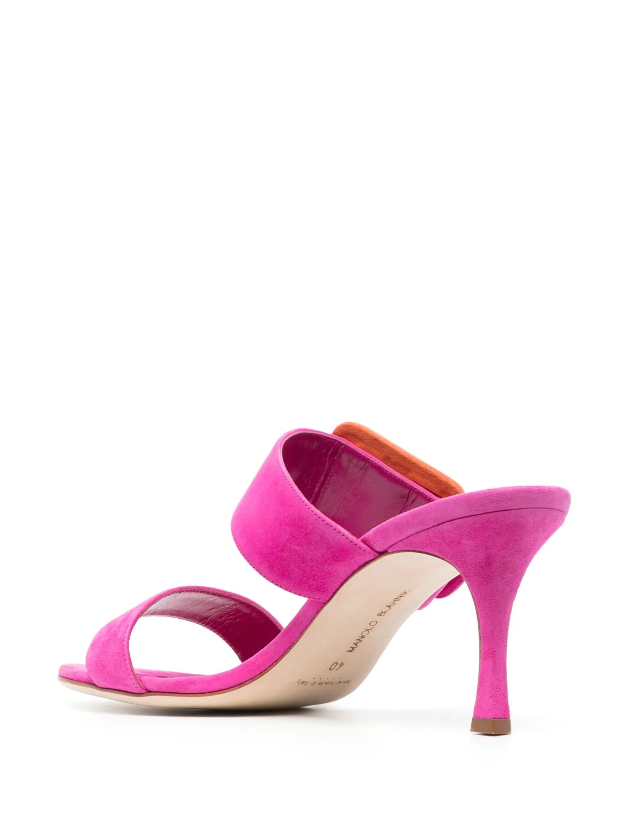 Gable 70mm buckled suede mules
