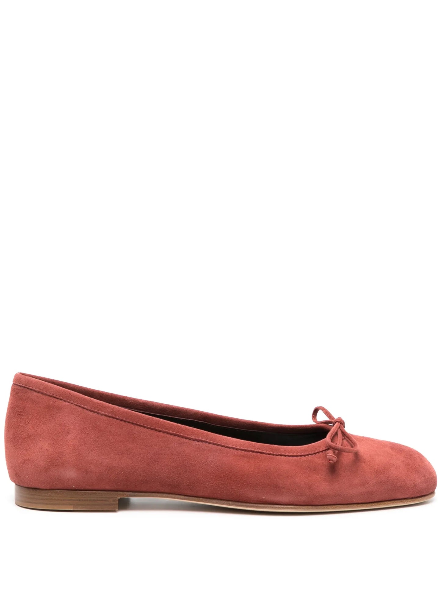 Veralli suede-finish ballerina shoes
