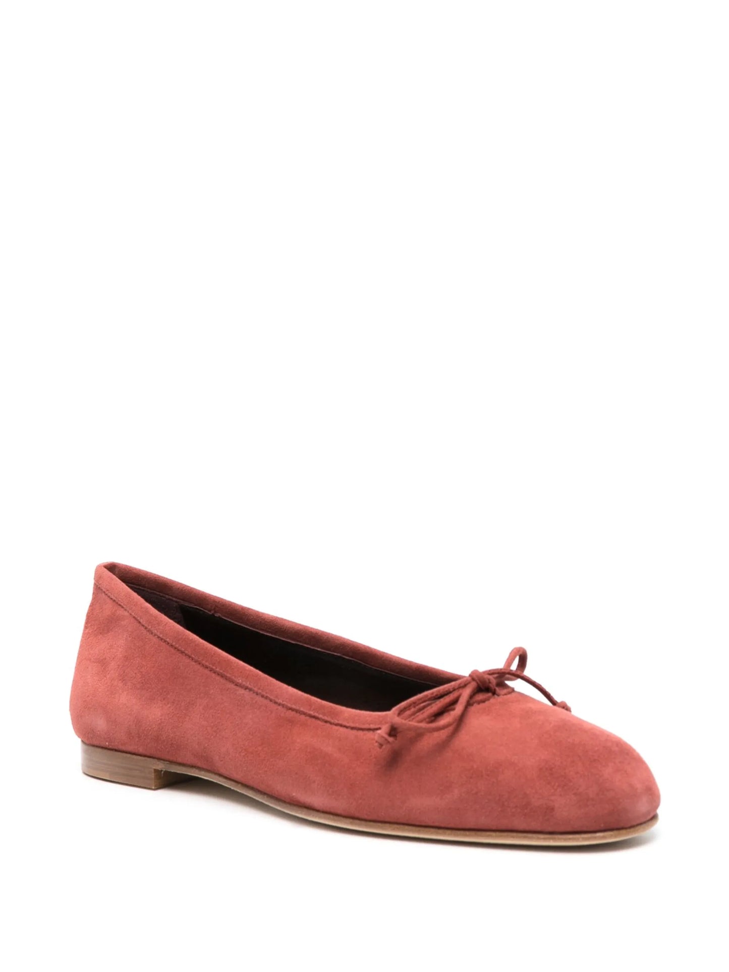 Veralli suede-finish ballerina shoes