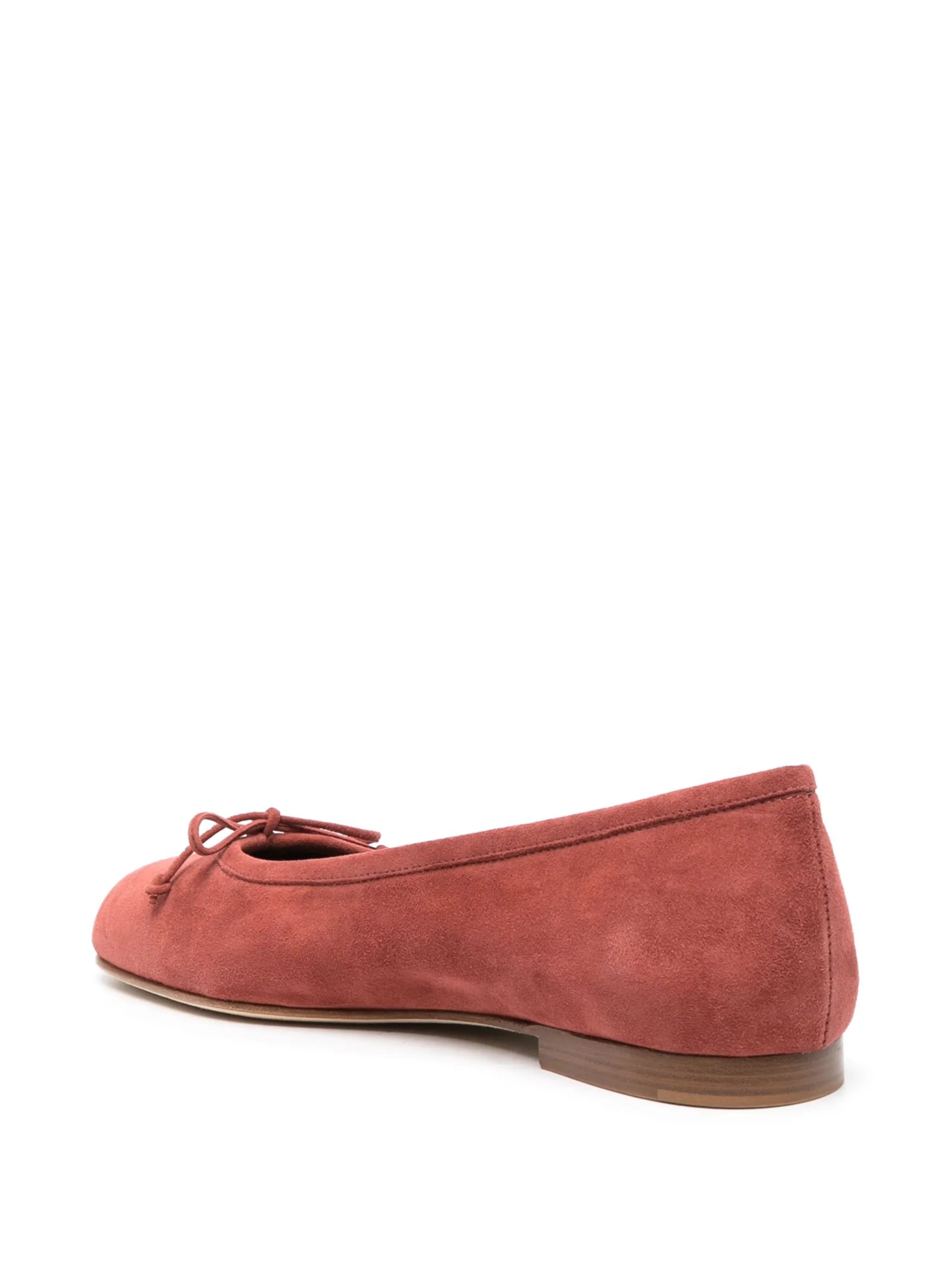 Veralli suede-finish ballerina shoes
