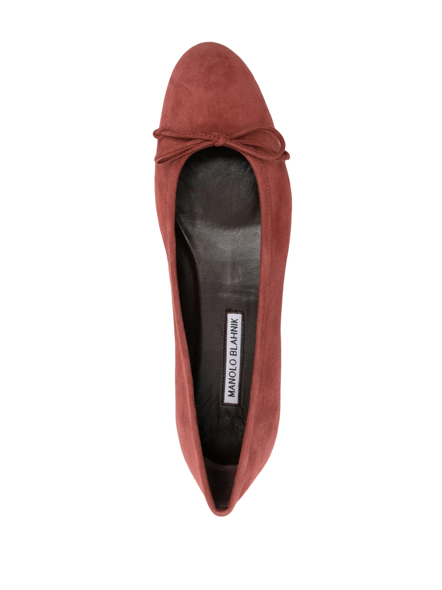 Veralli suede-finish ballerina shoes