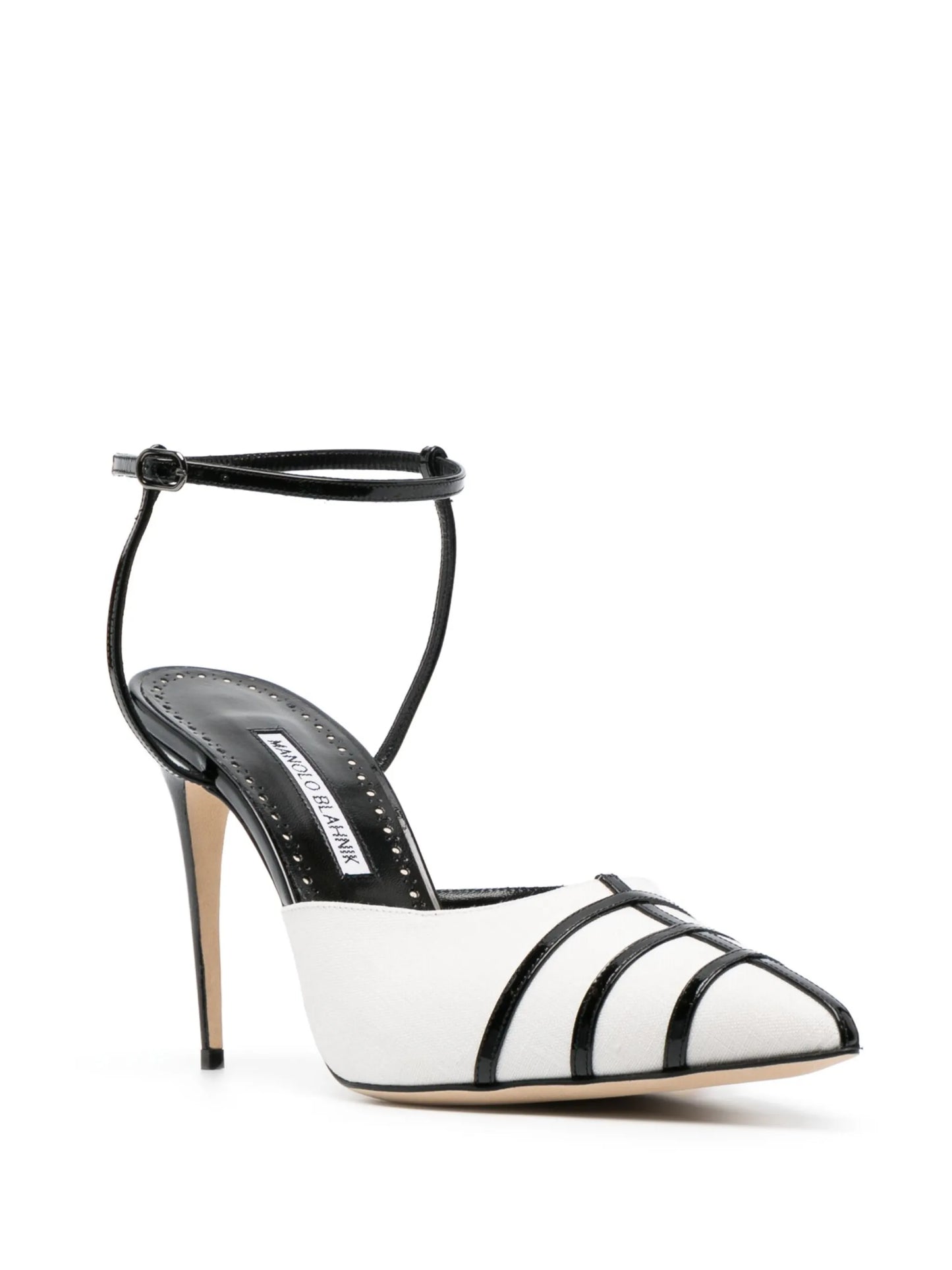 Cetro 105mm linen pumps