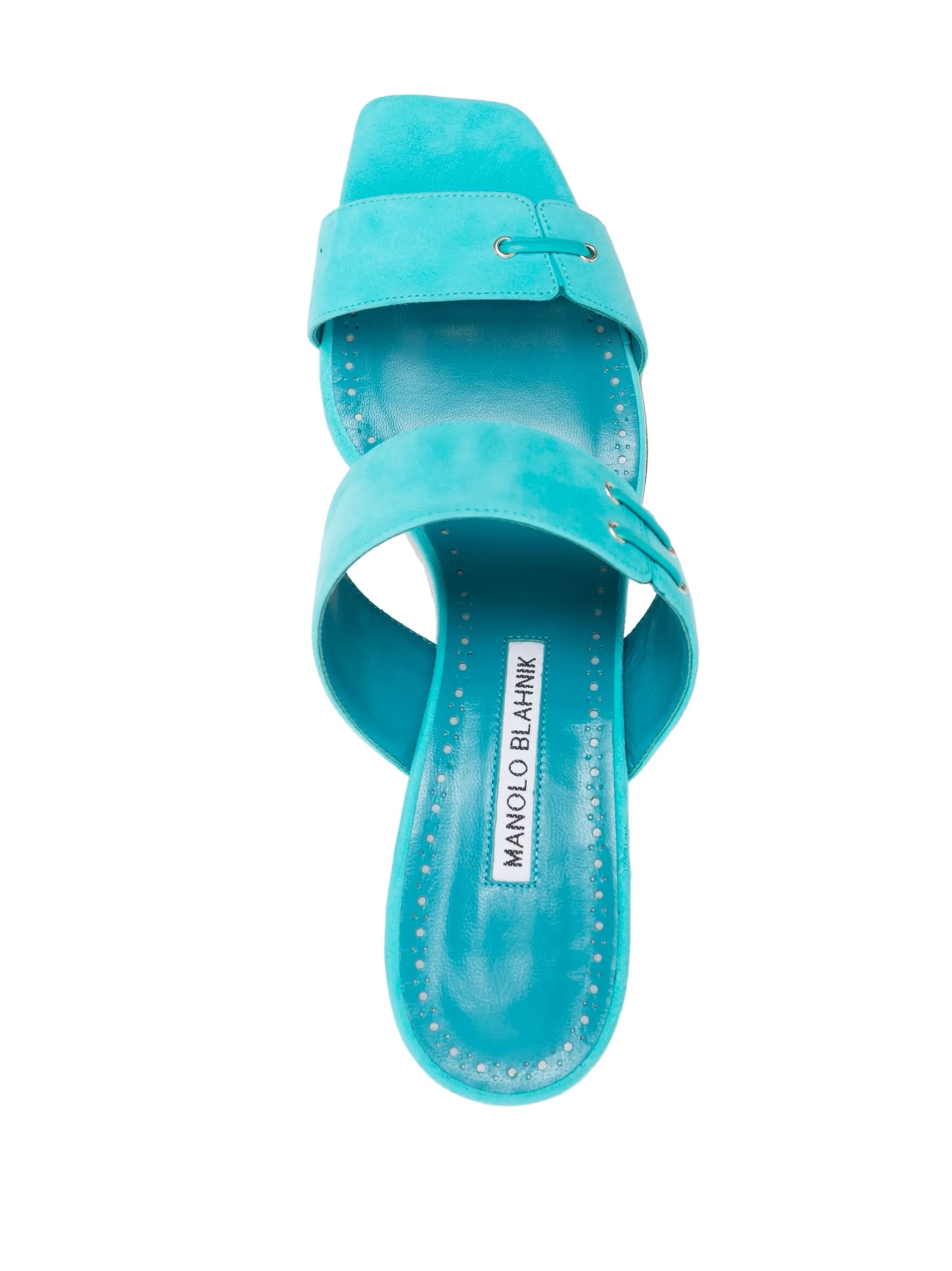 Nebre 70mm double-strap suede sandals