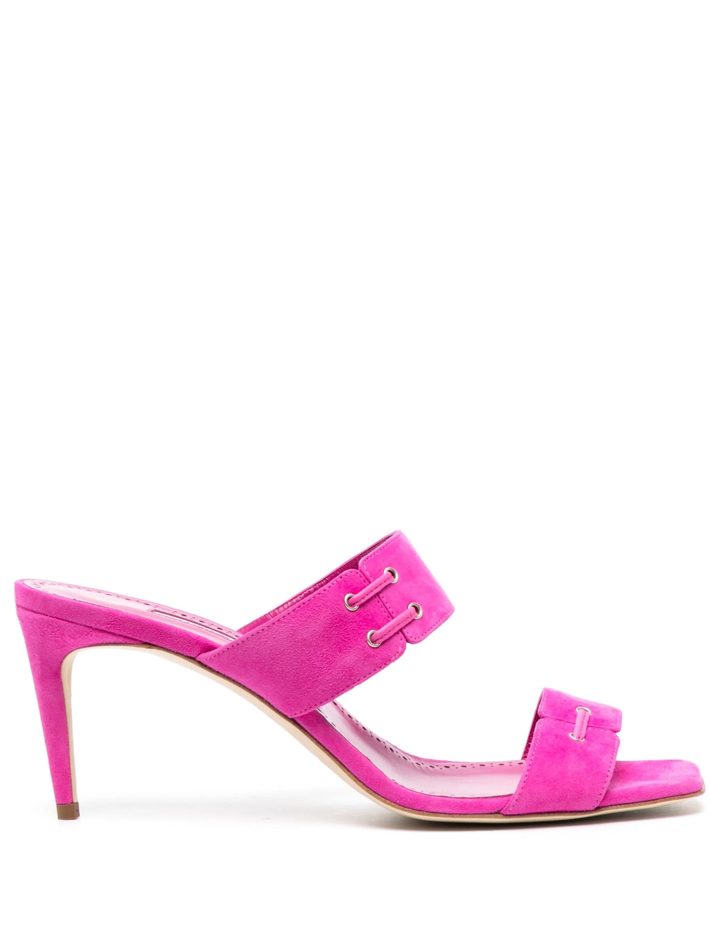 Nebre 70mm double-strap suede sandals