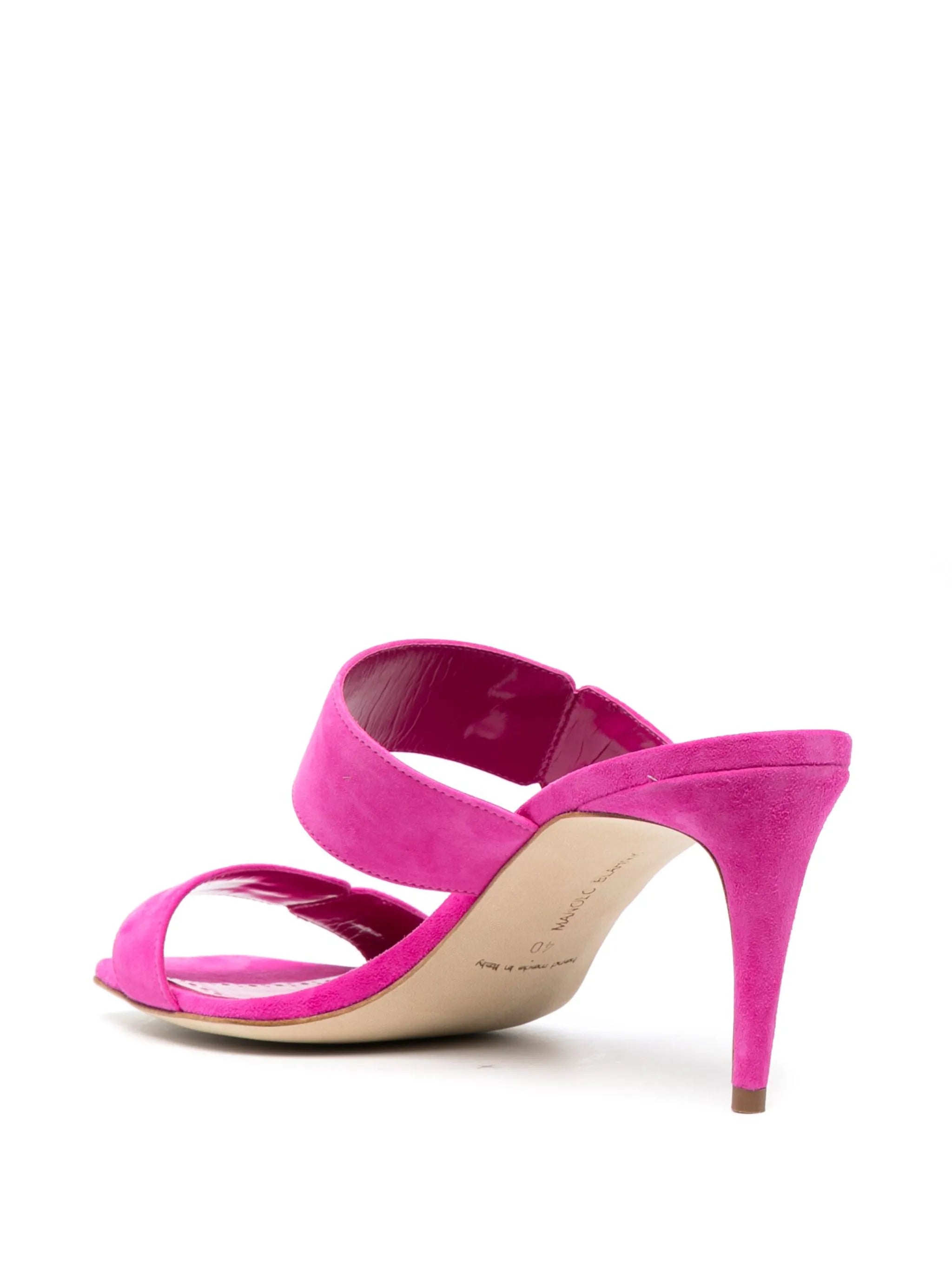 Nebre 70mm double-strap suede sandals
