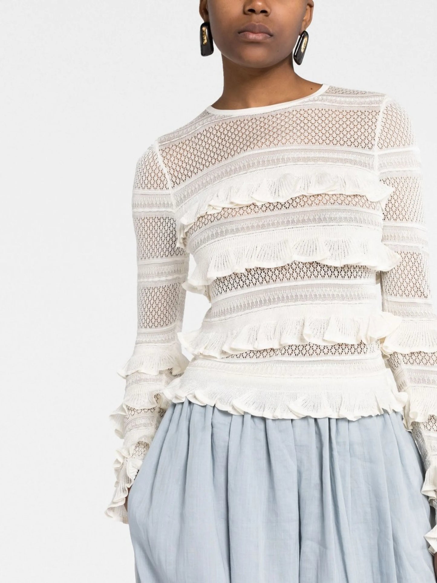 Wonderland Frill ruffled top