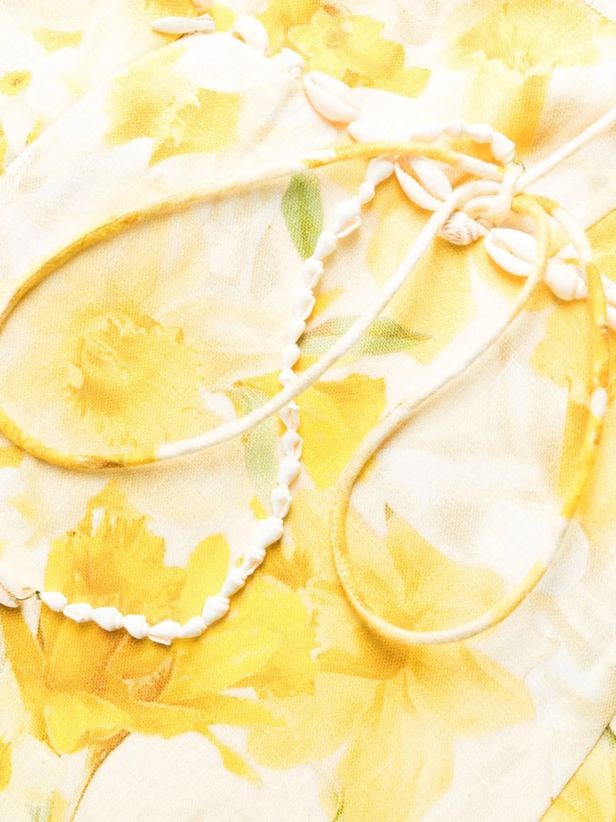 Wonderland Shell linen mini dress