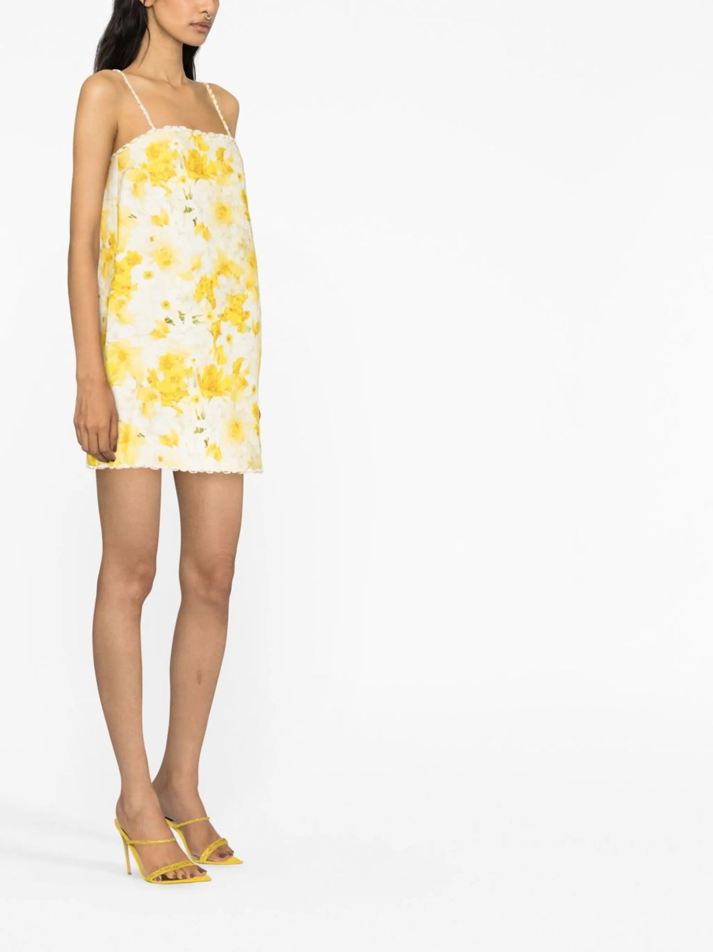 Wonderland Shell linen mini dress
