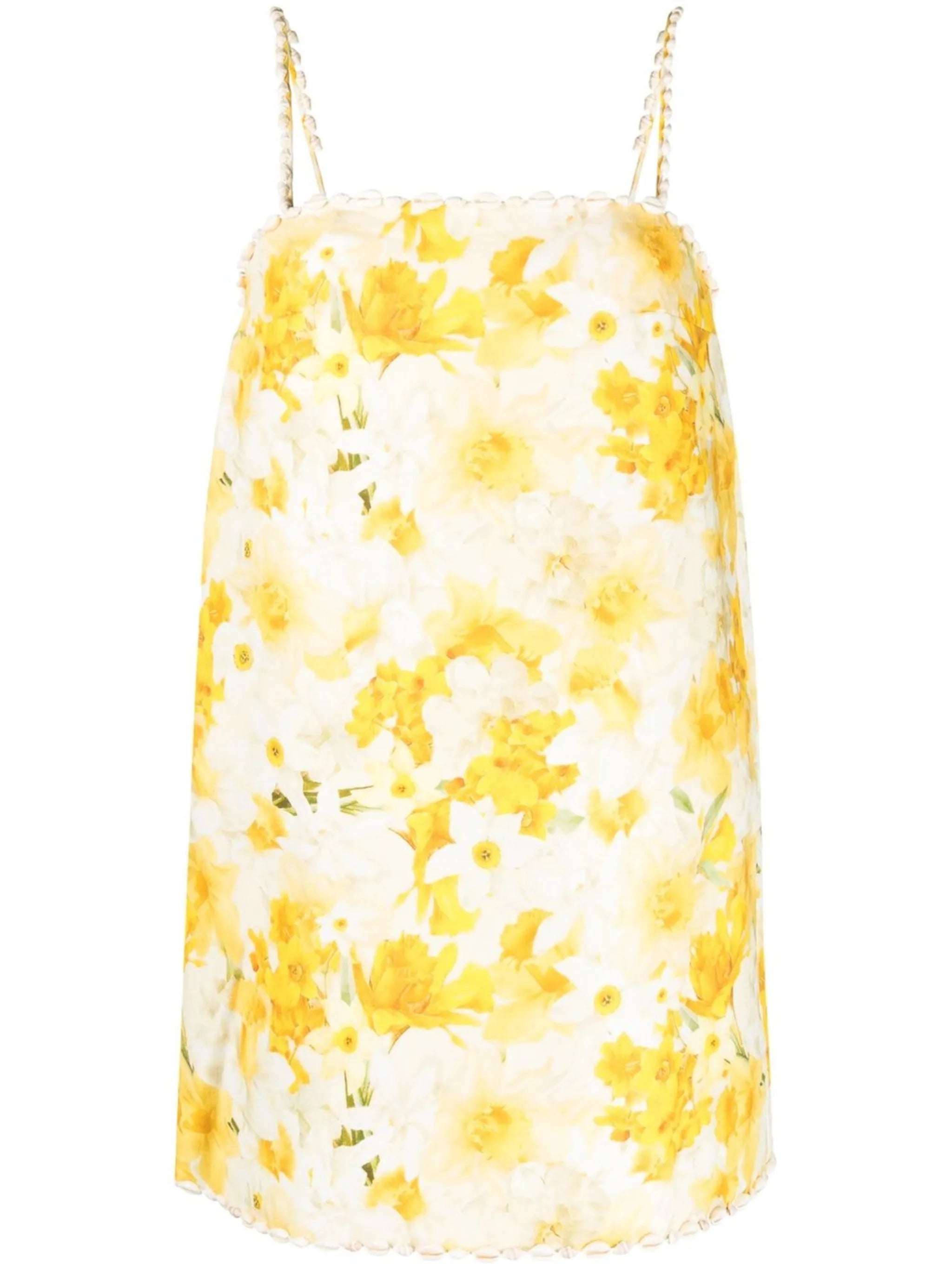 Wonderland Shell linen mini dress