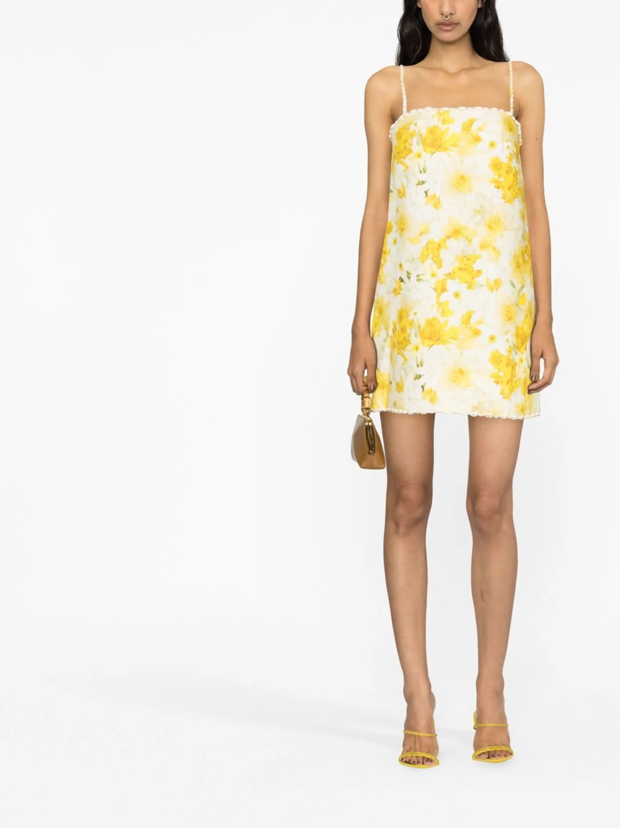 Wonderland Shell linen mini dress