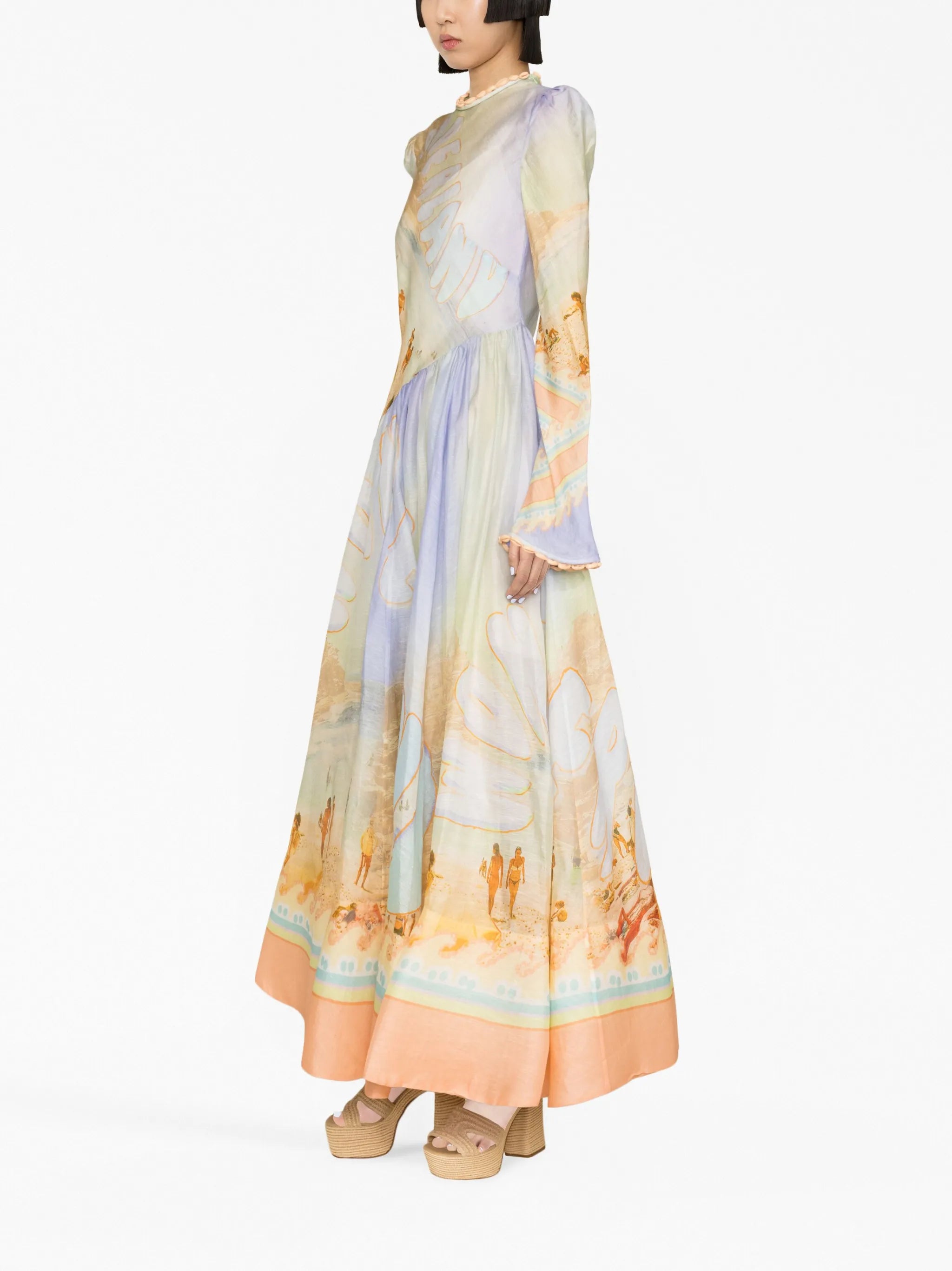 Tama printed maxi dress