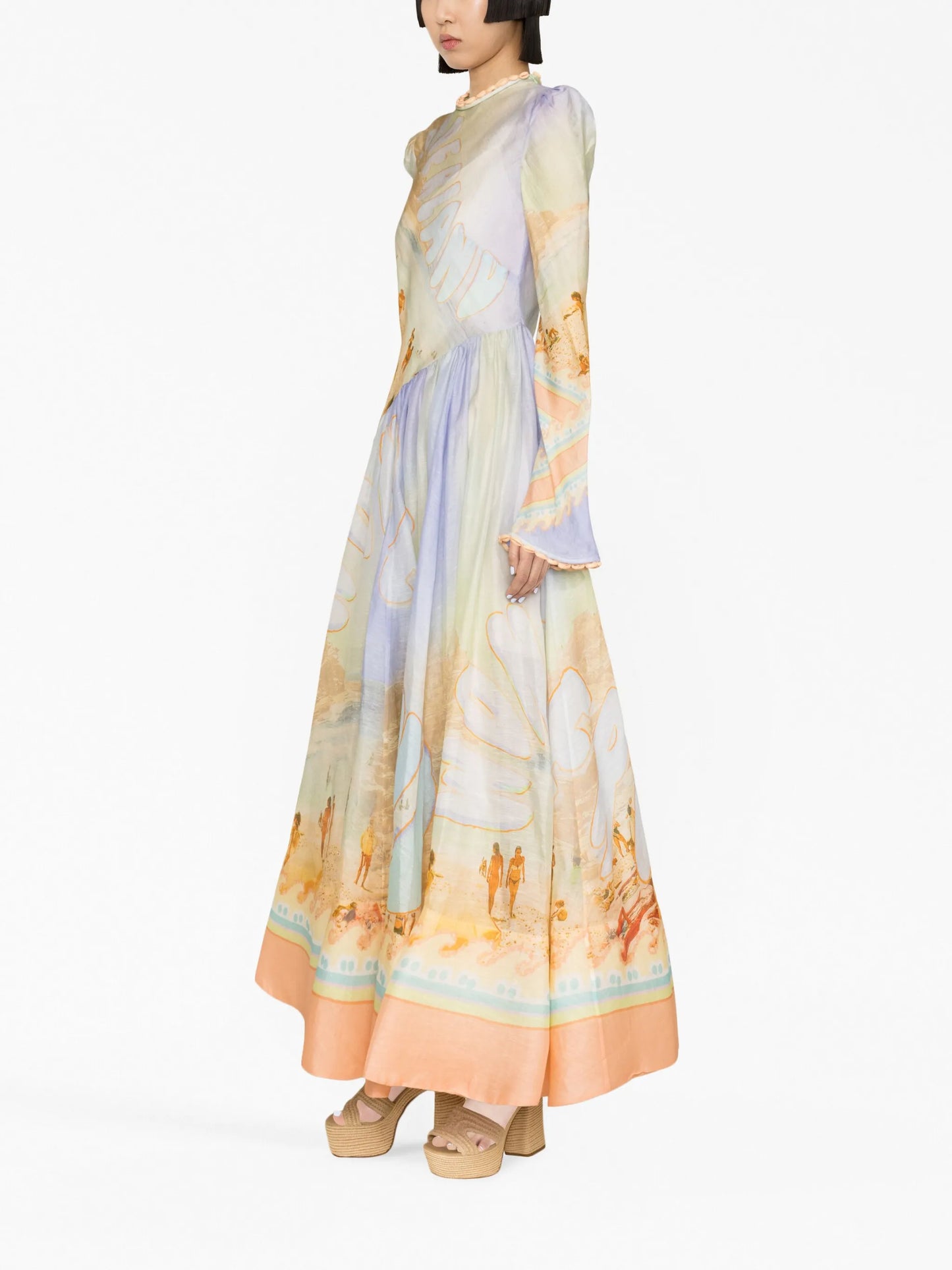 Tama printed maxi dress