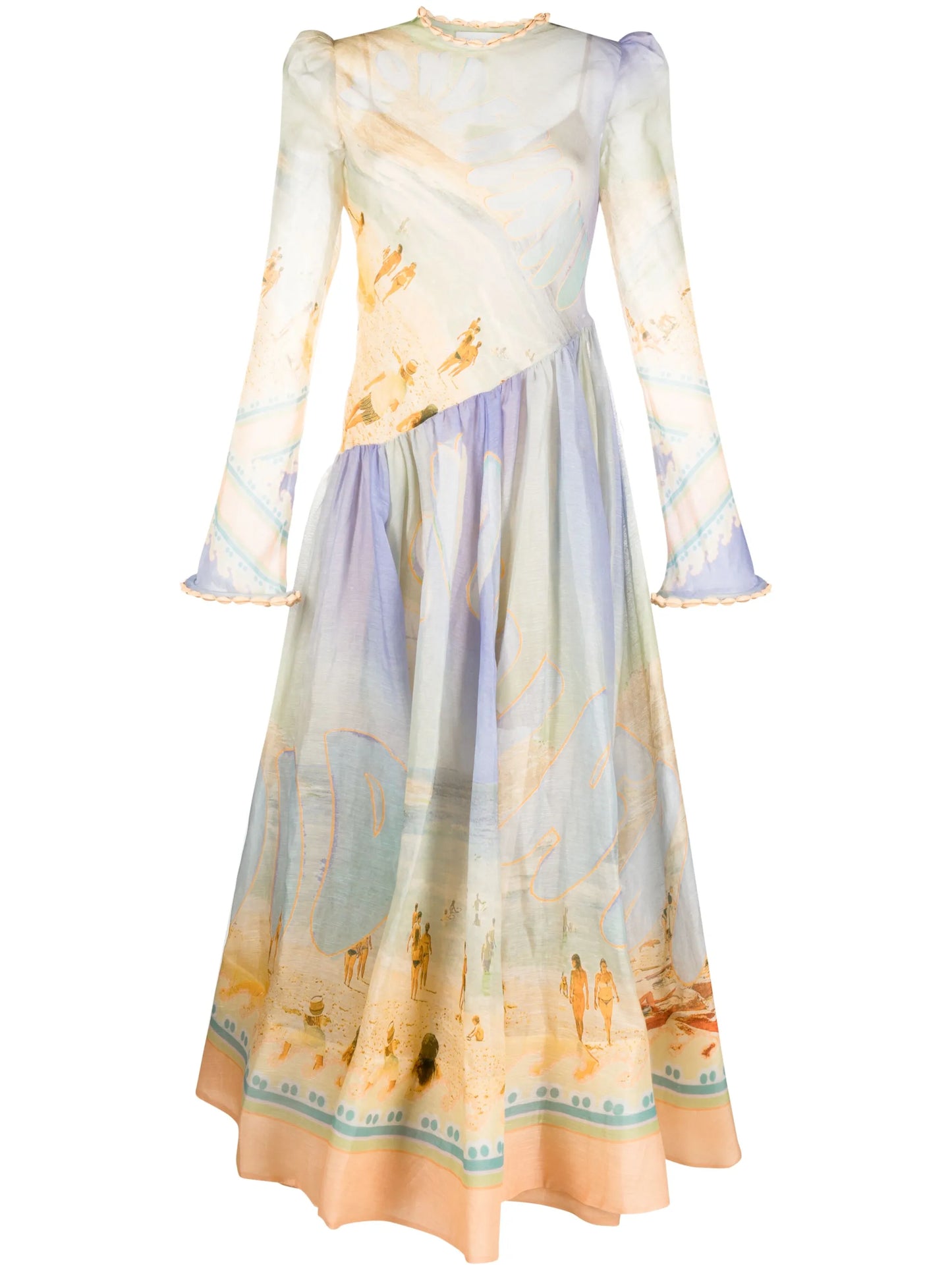 Tama printed maxi dress