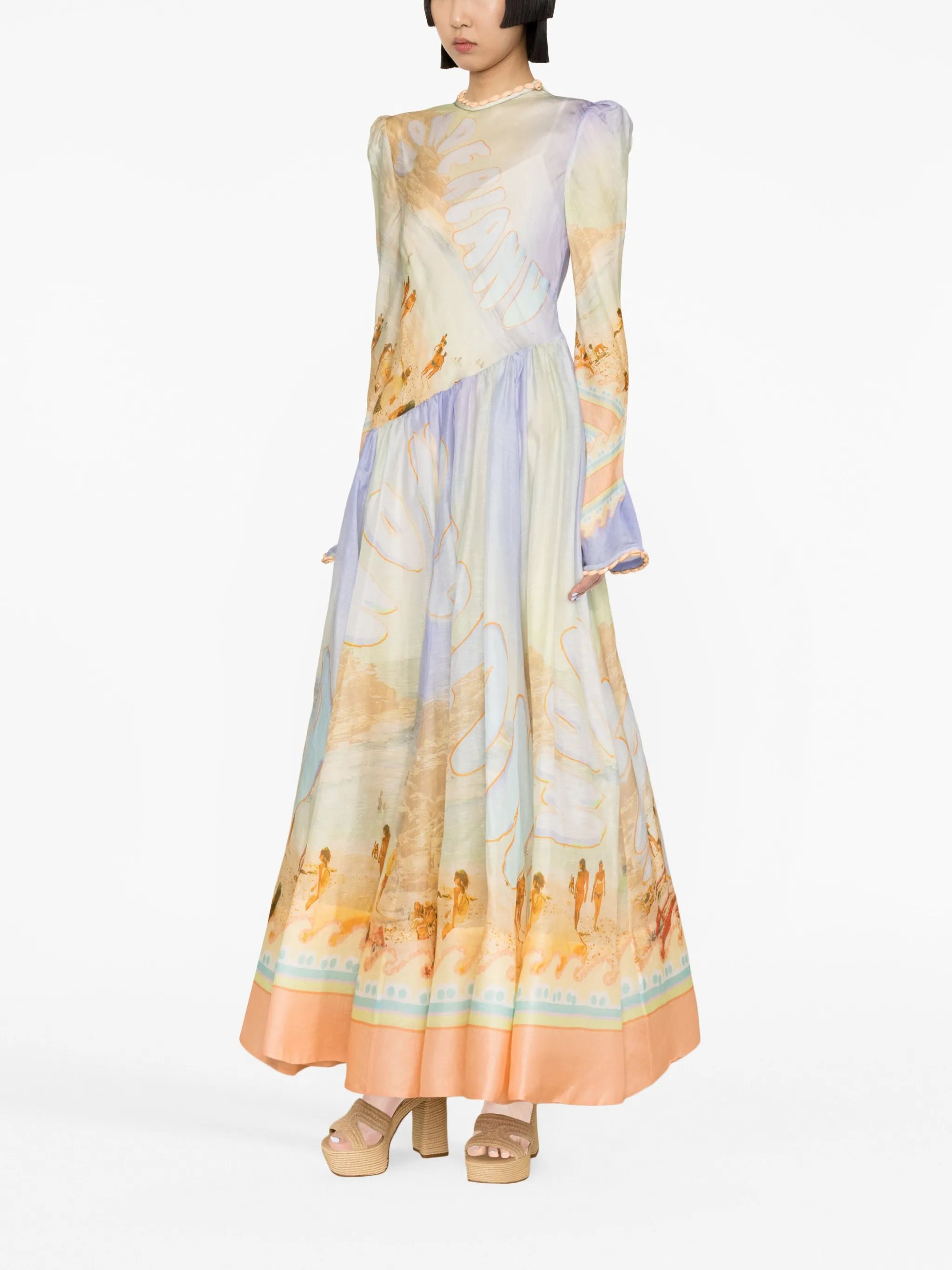 Tama printed maxi dress