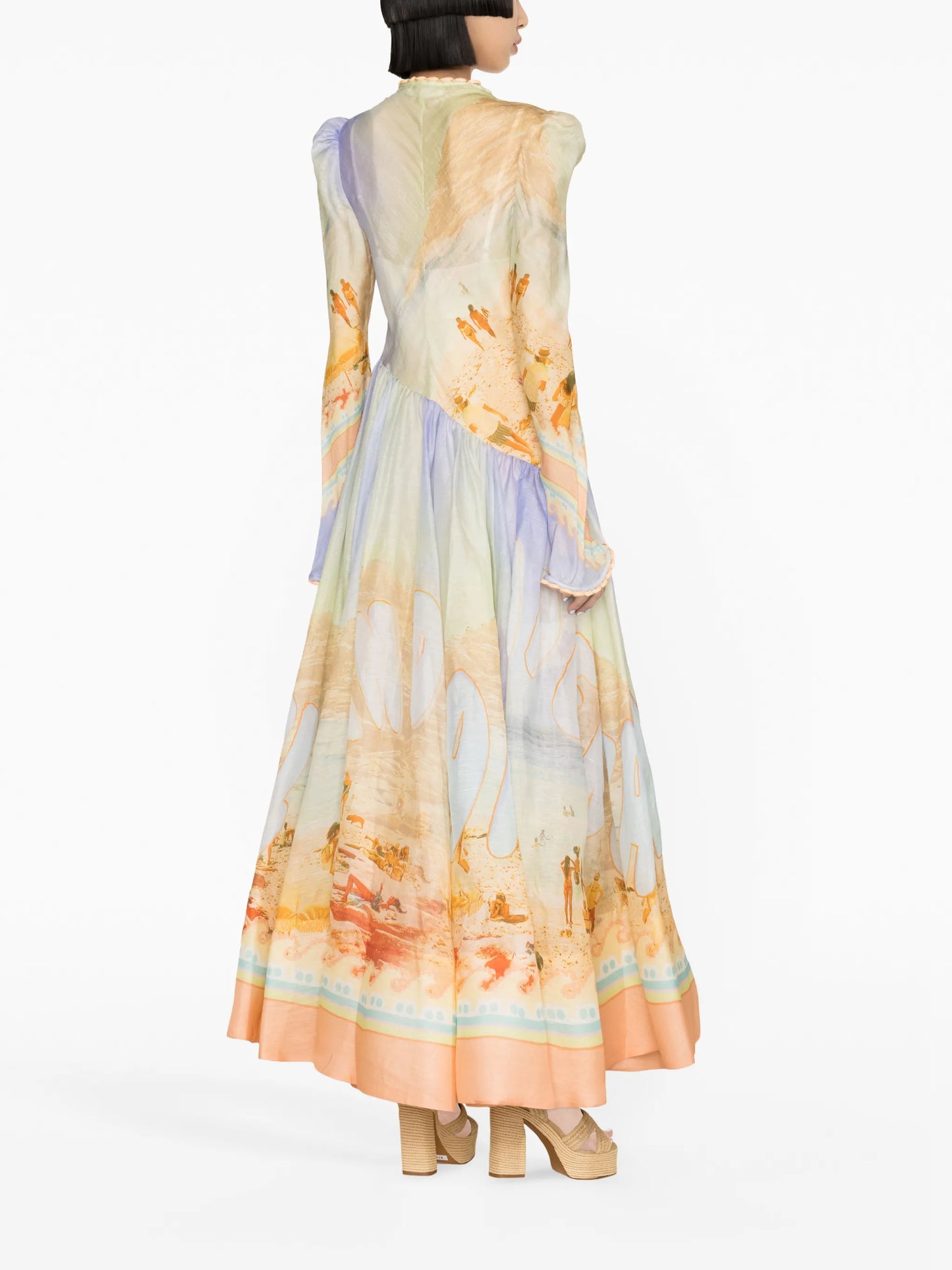 Tama printed maxi dress