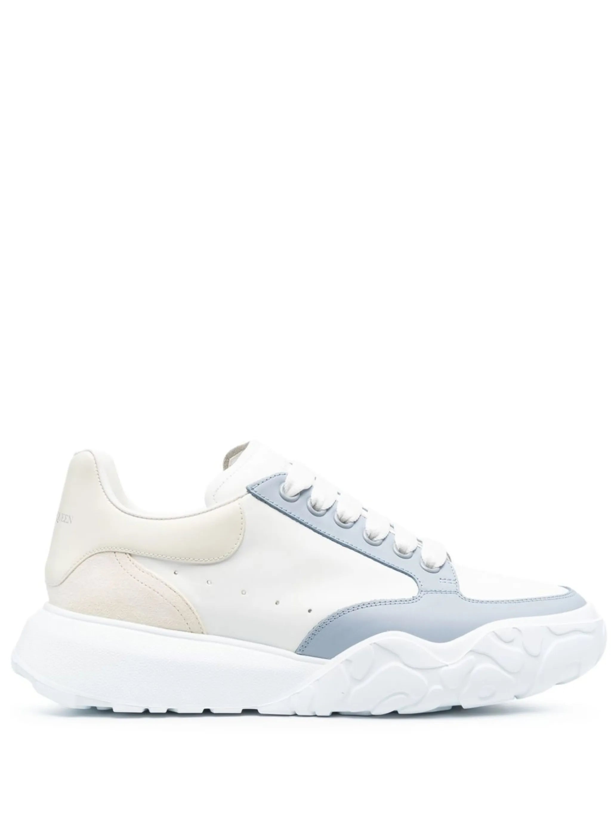 colour-block panelled sneakers