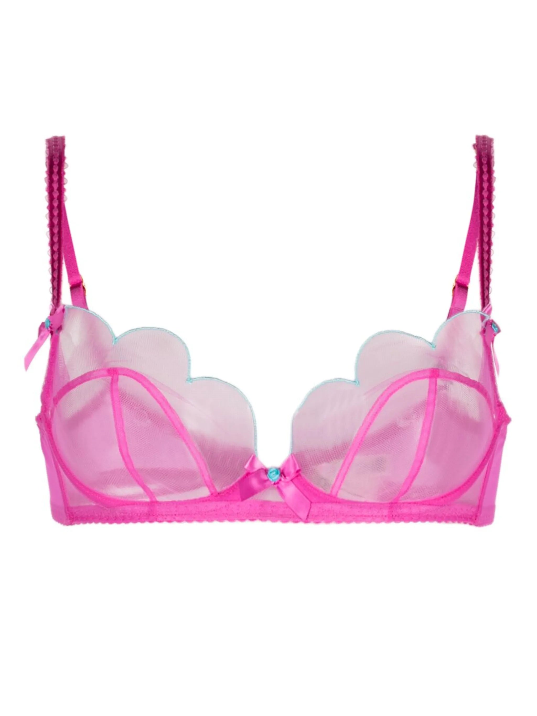 Lorna scalloped balconette bra