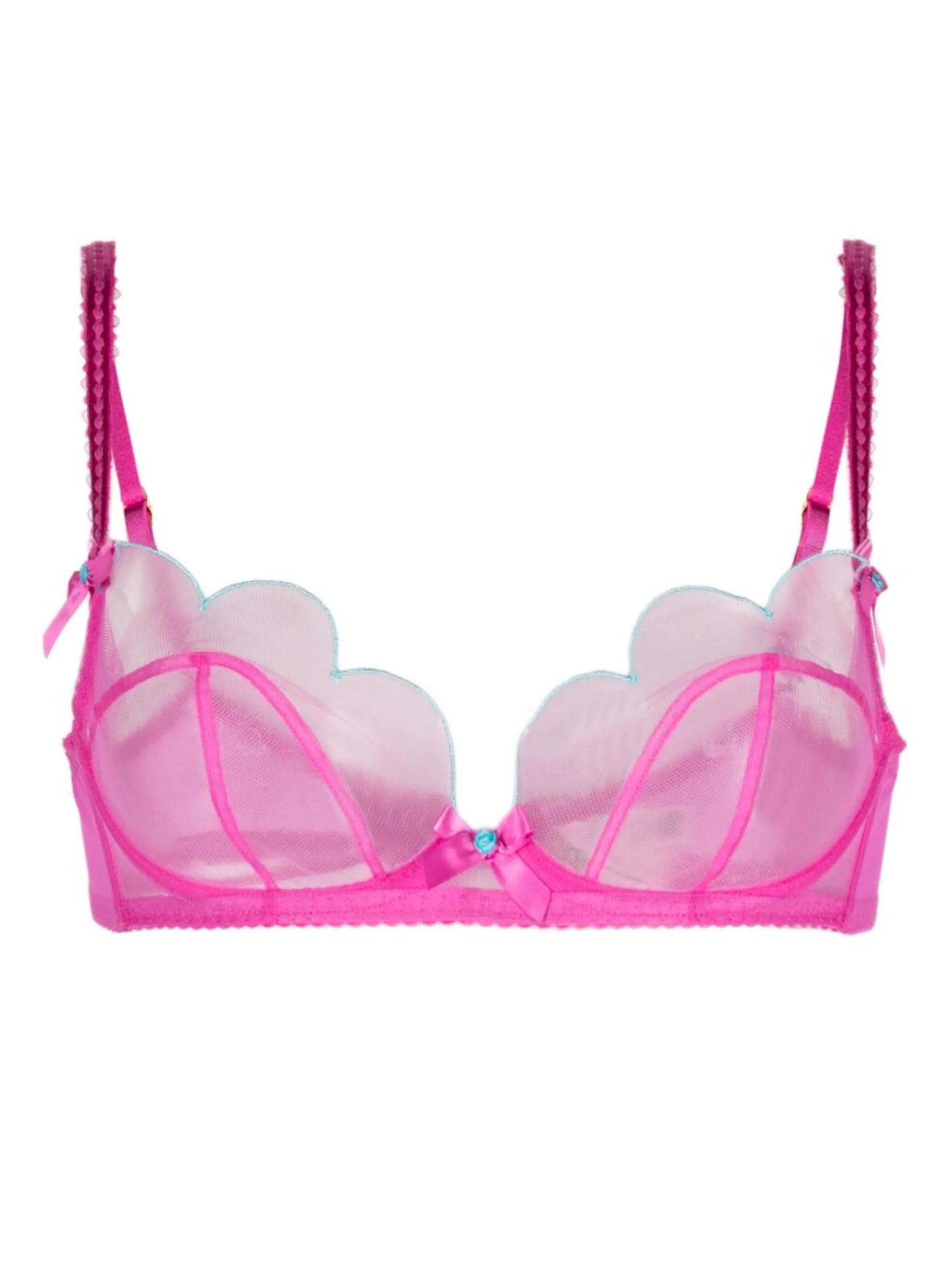 Lorna scalloped balconette bra