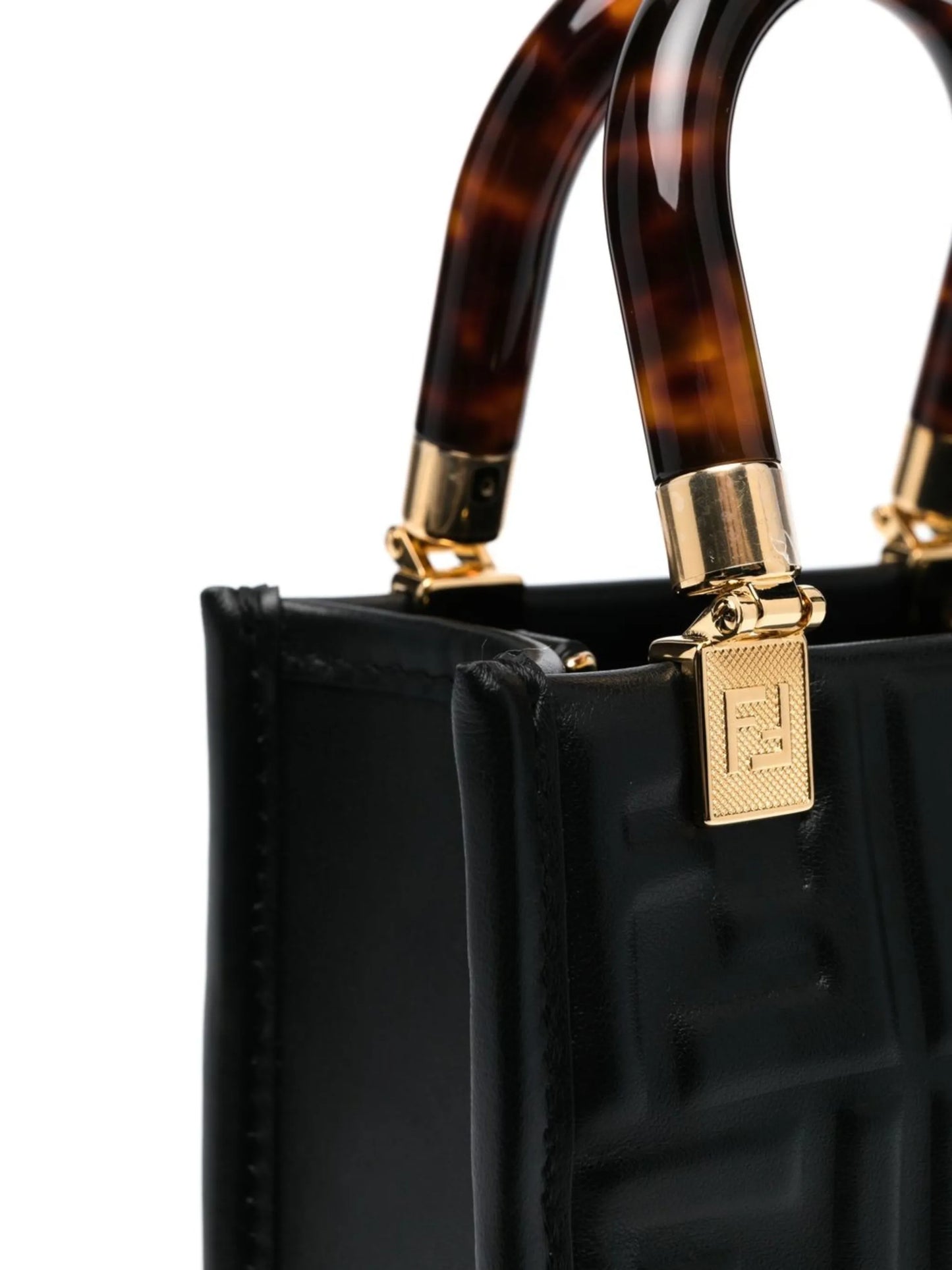 FF-monogram leather tote bag