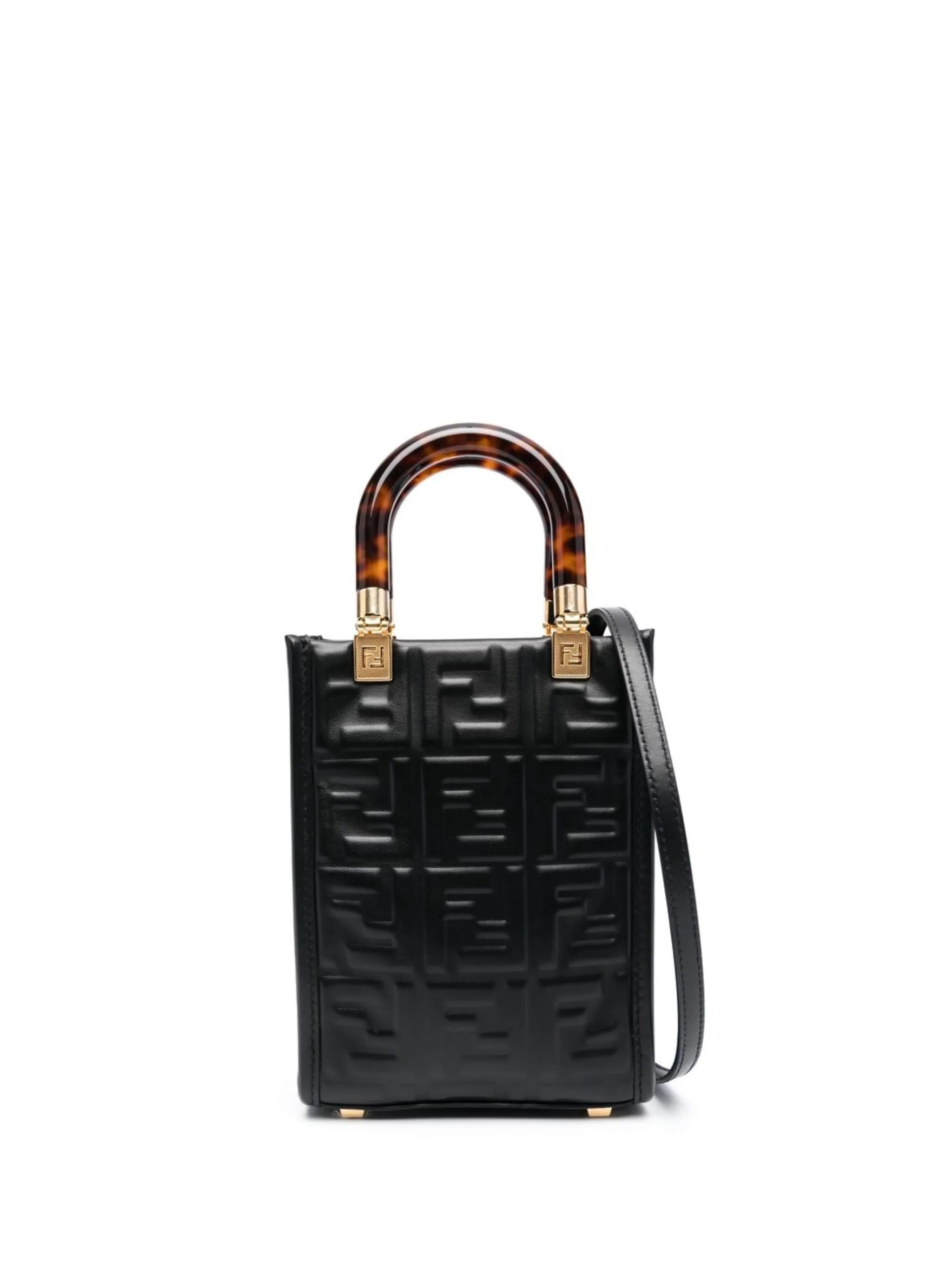 FF-monogram leather tote bag
