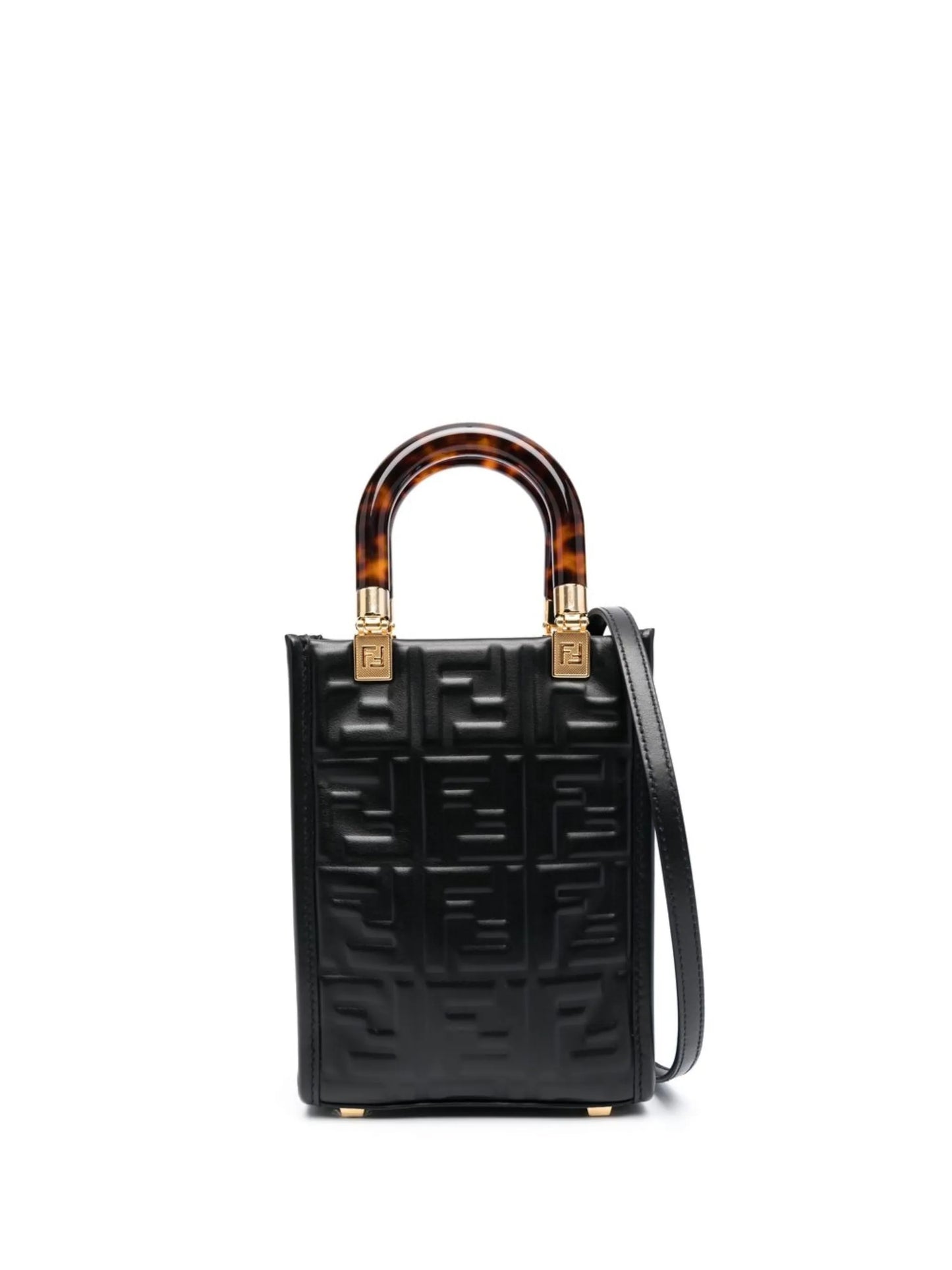FF-monogram leather tote bag