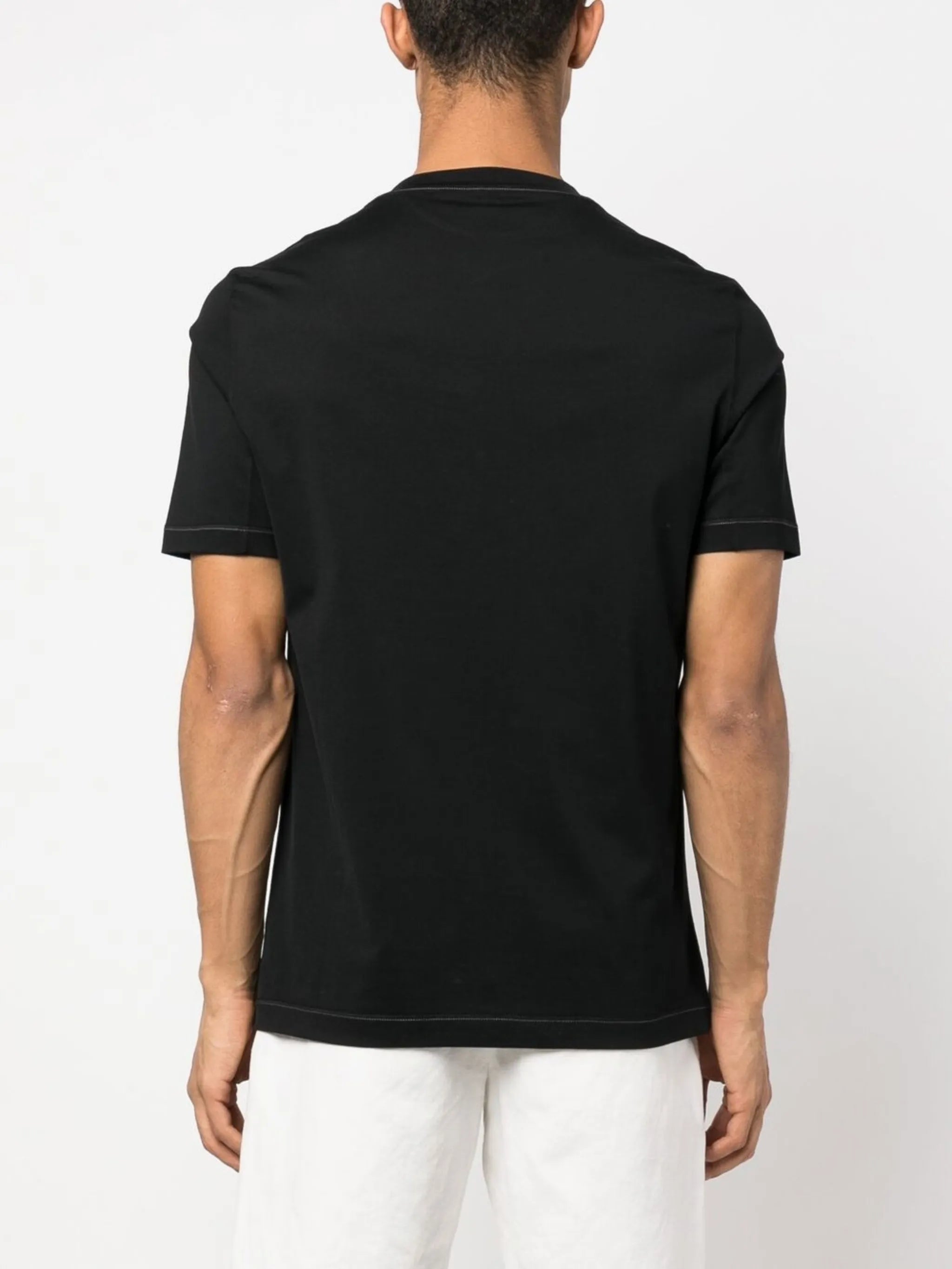 embroidered-logo T-shirt