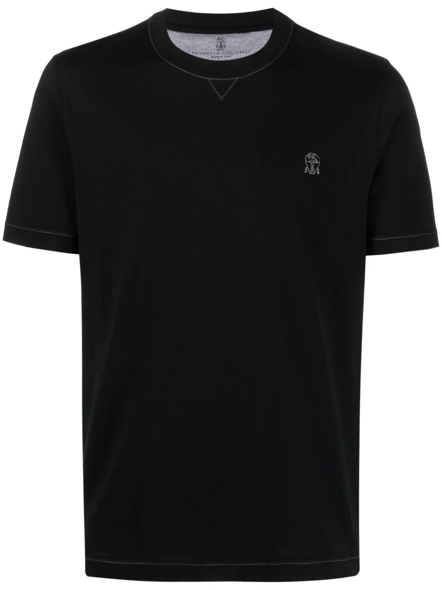 embroidered-logo T-shirt