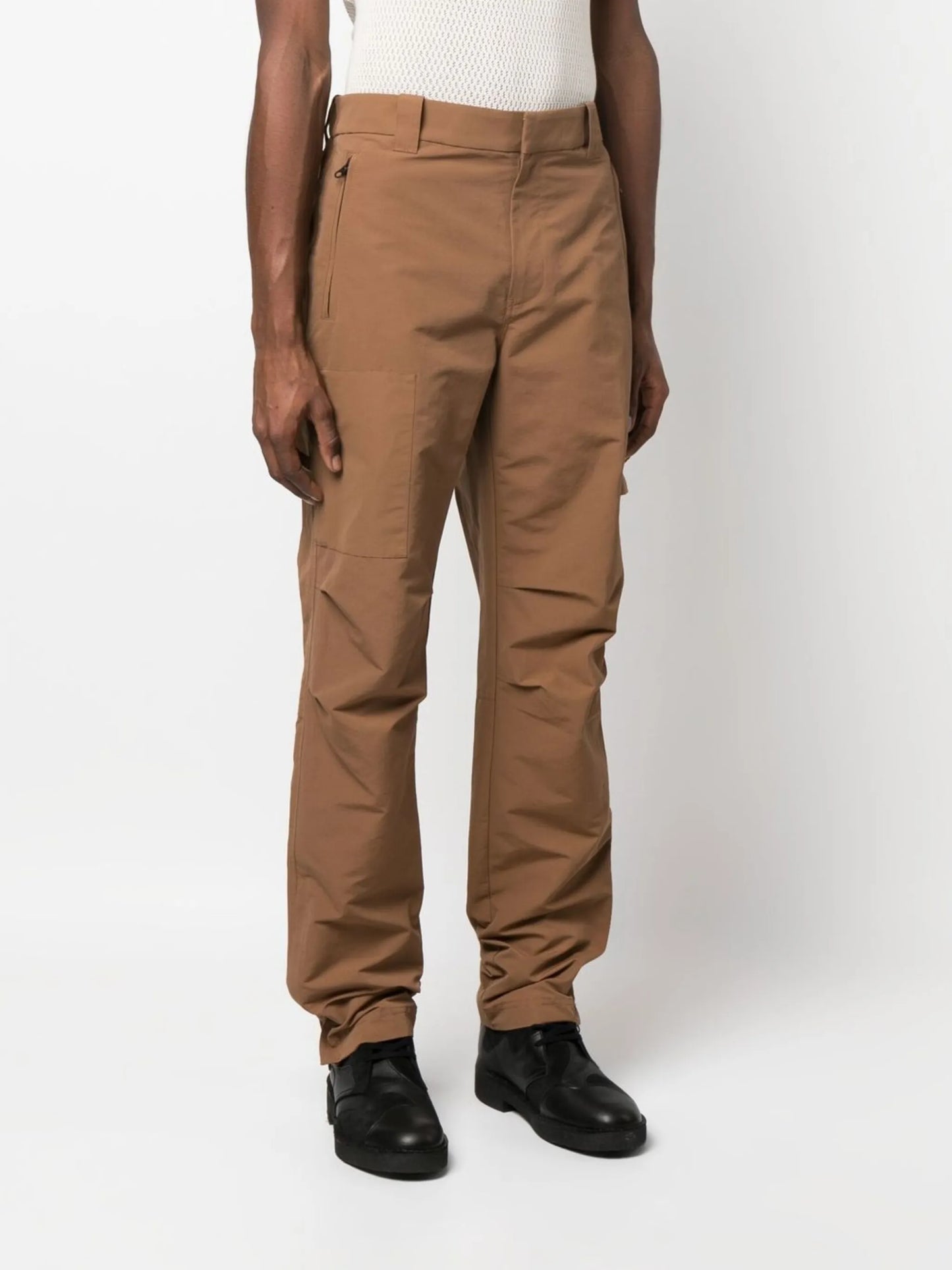 straight-leg utility trousers