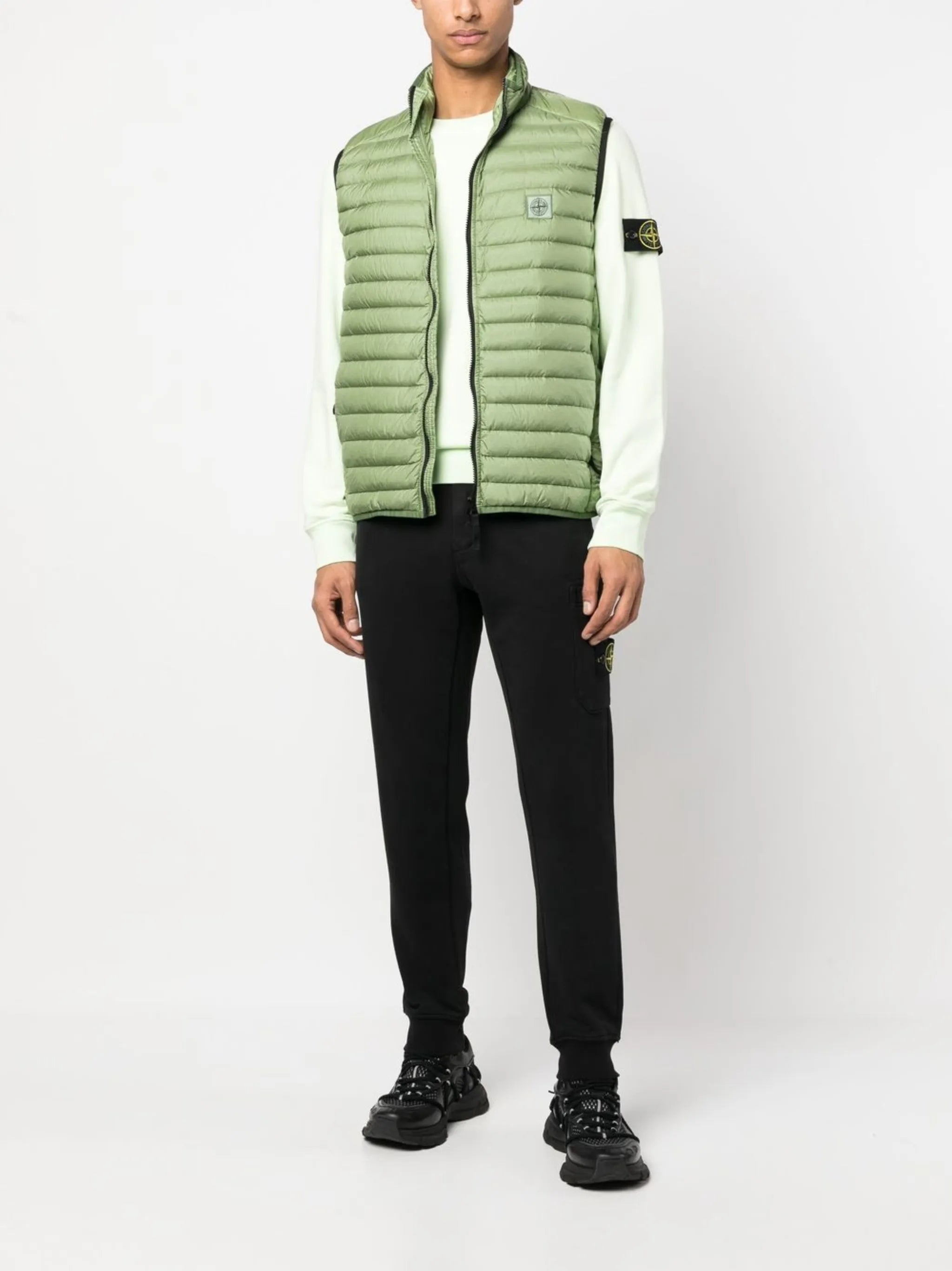 Compass-patch track pants