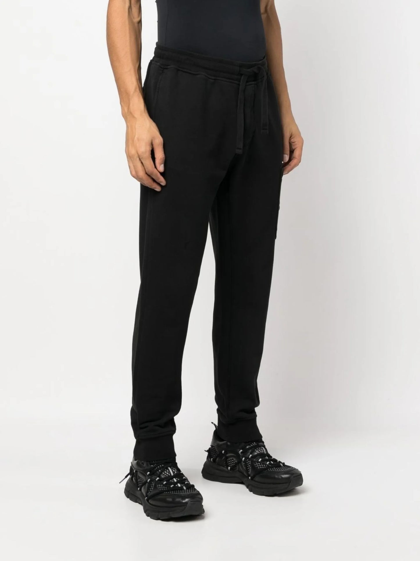 Compass-patch track pants