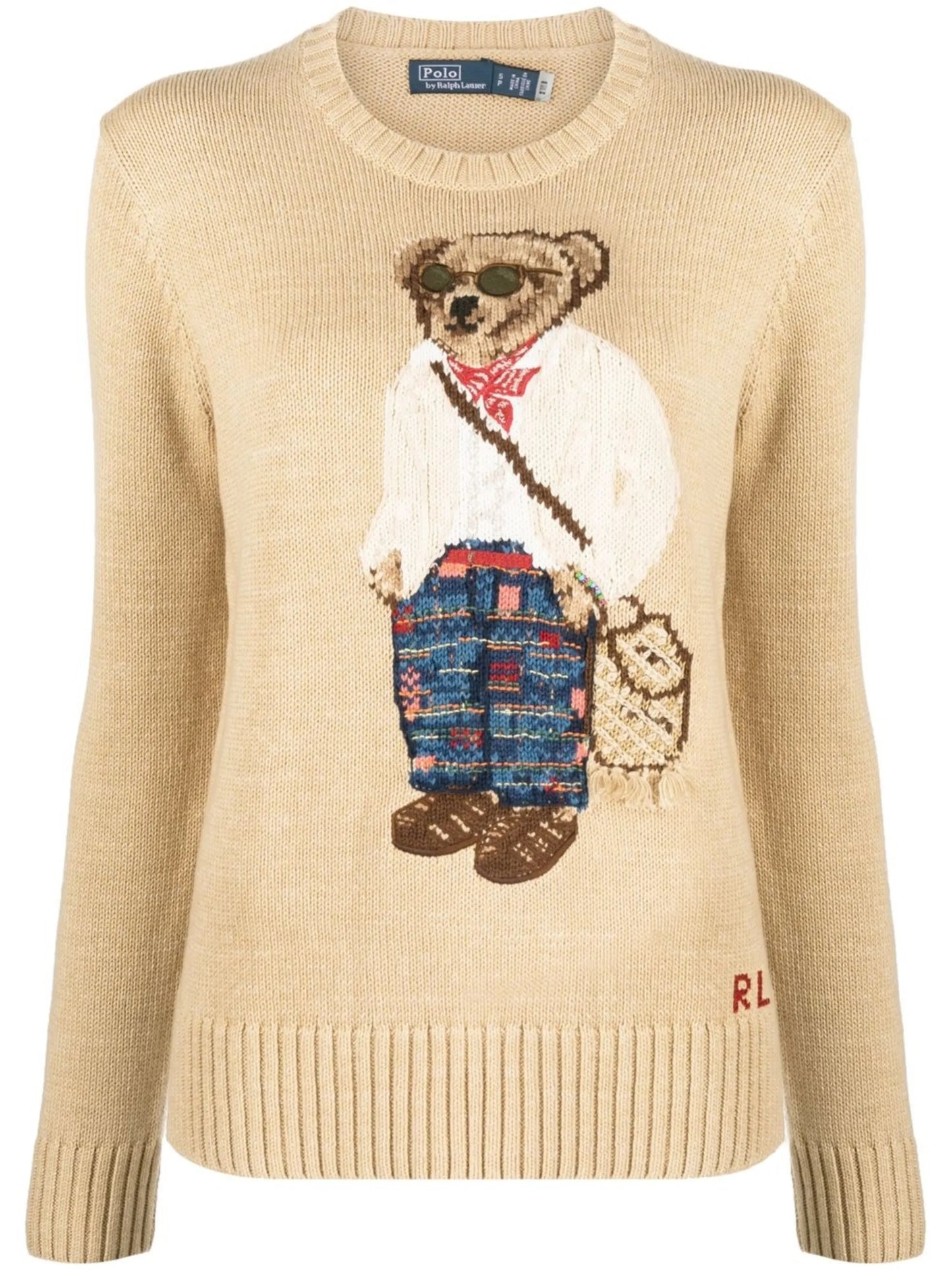 Polo Bear crew-knit jumper