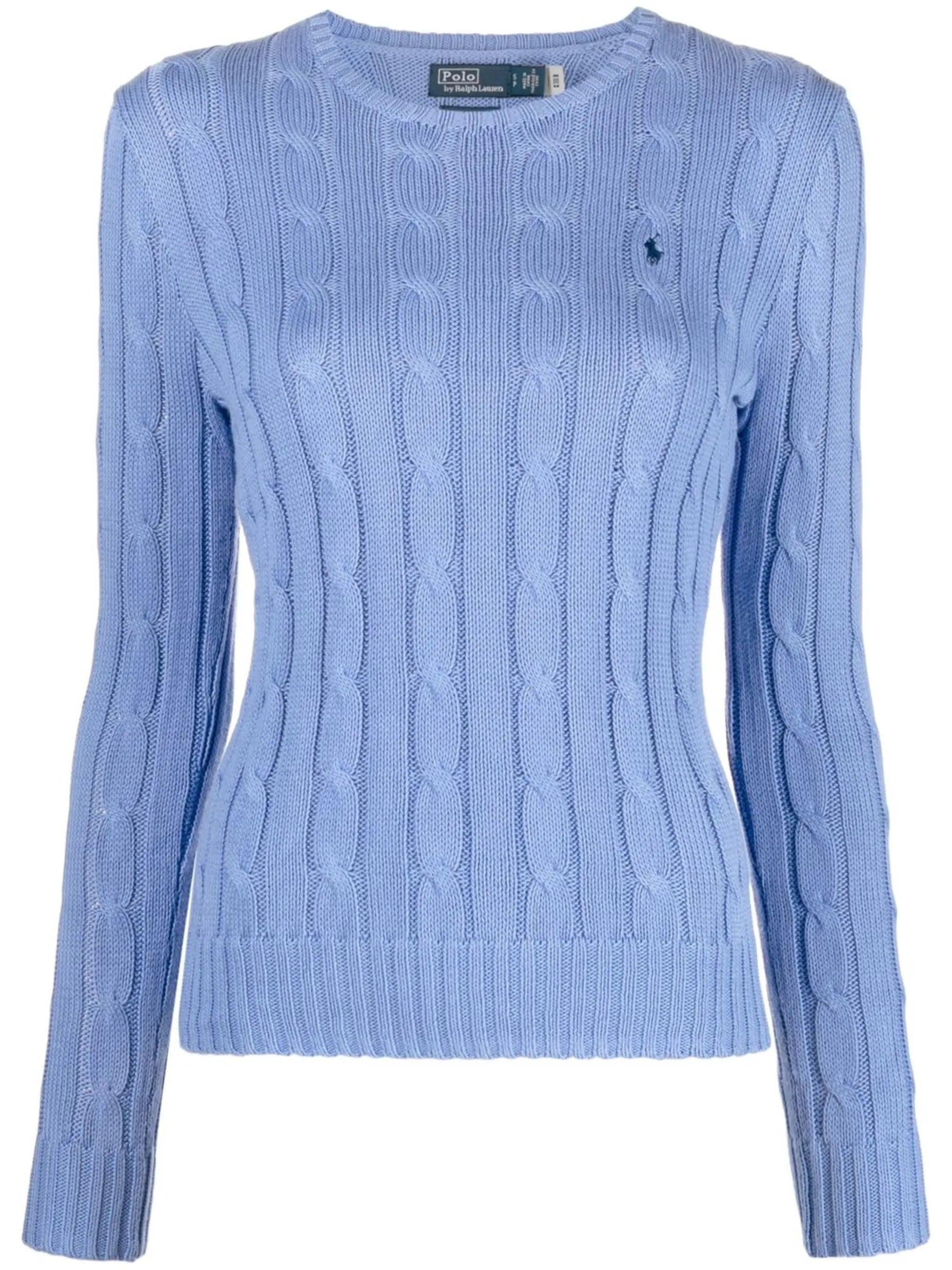 cable-knit jumper