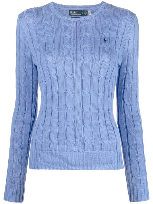 cable-knit jumper