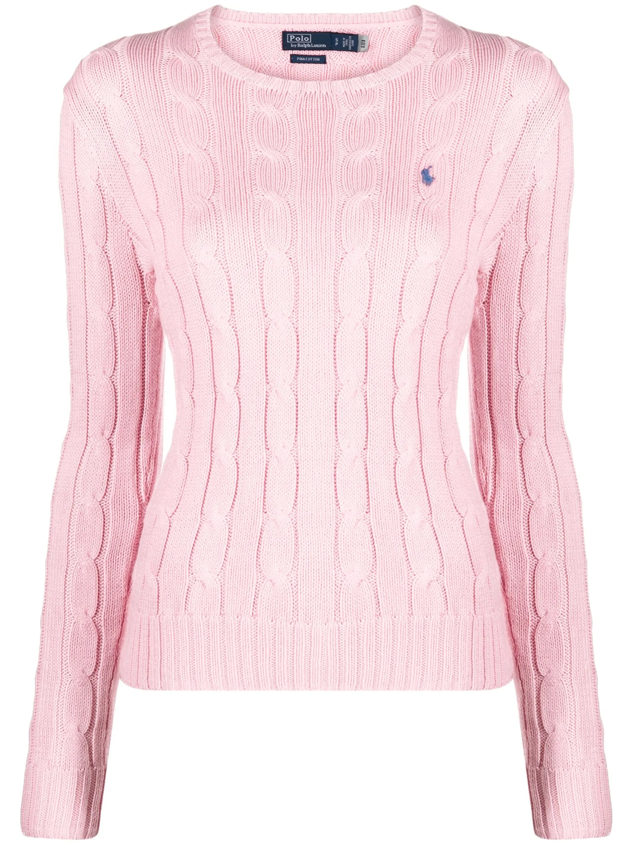 long-sleeve knitted jumper