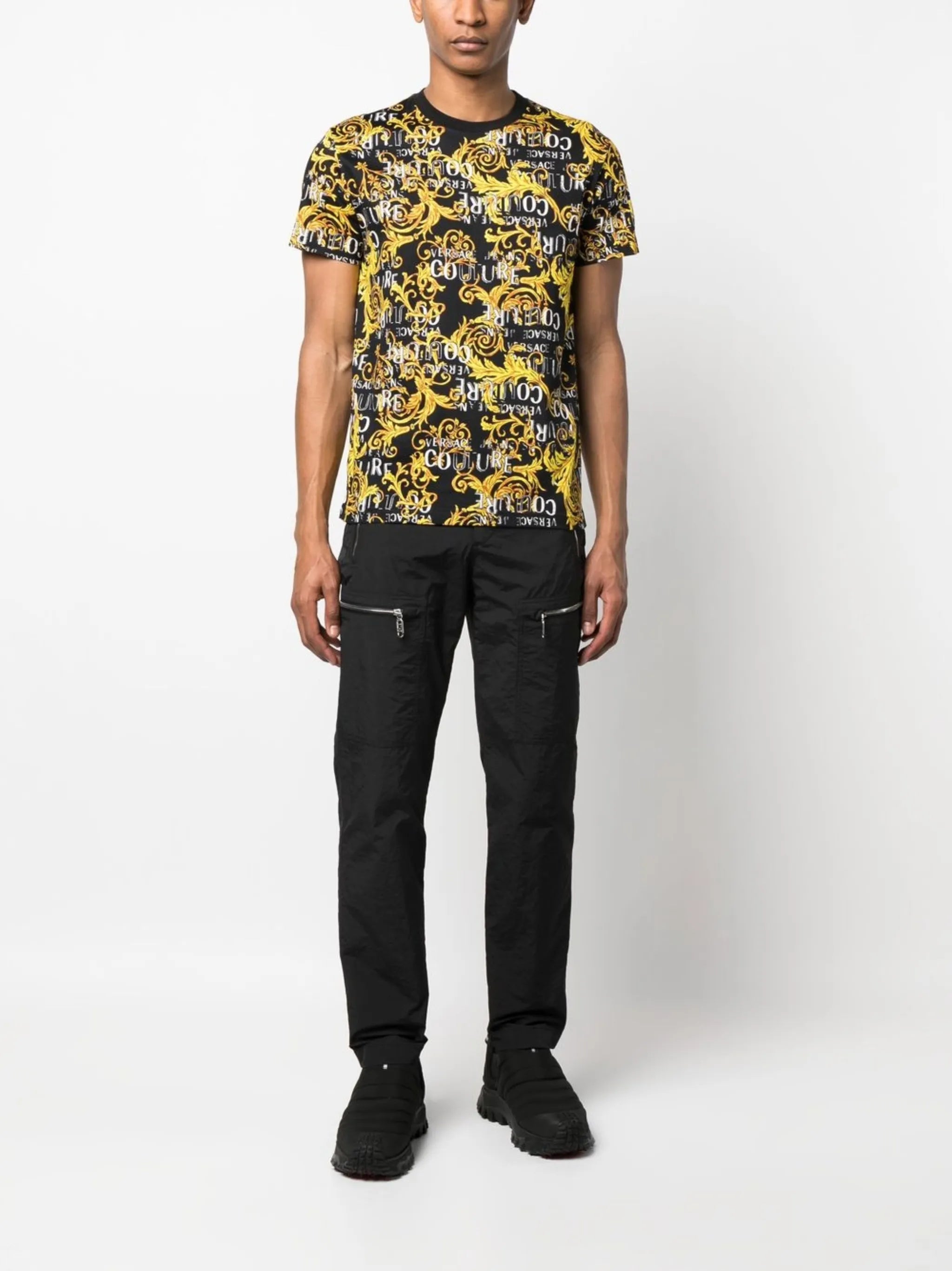 Barocco logo-print T-shirt