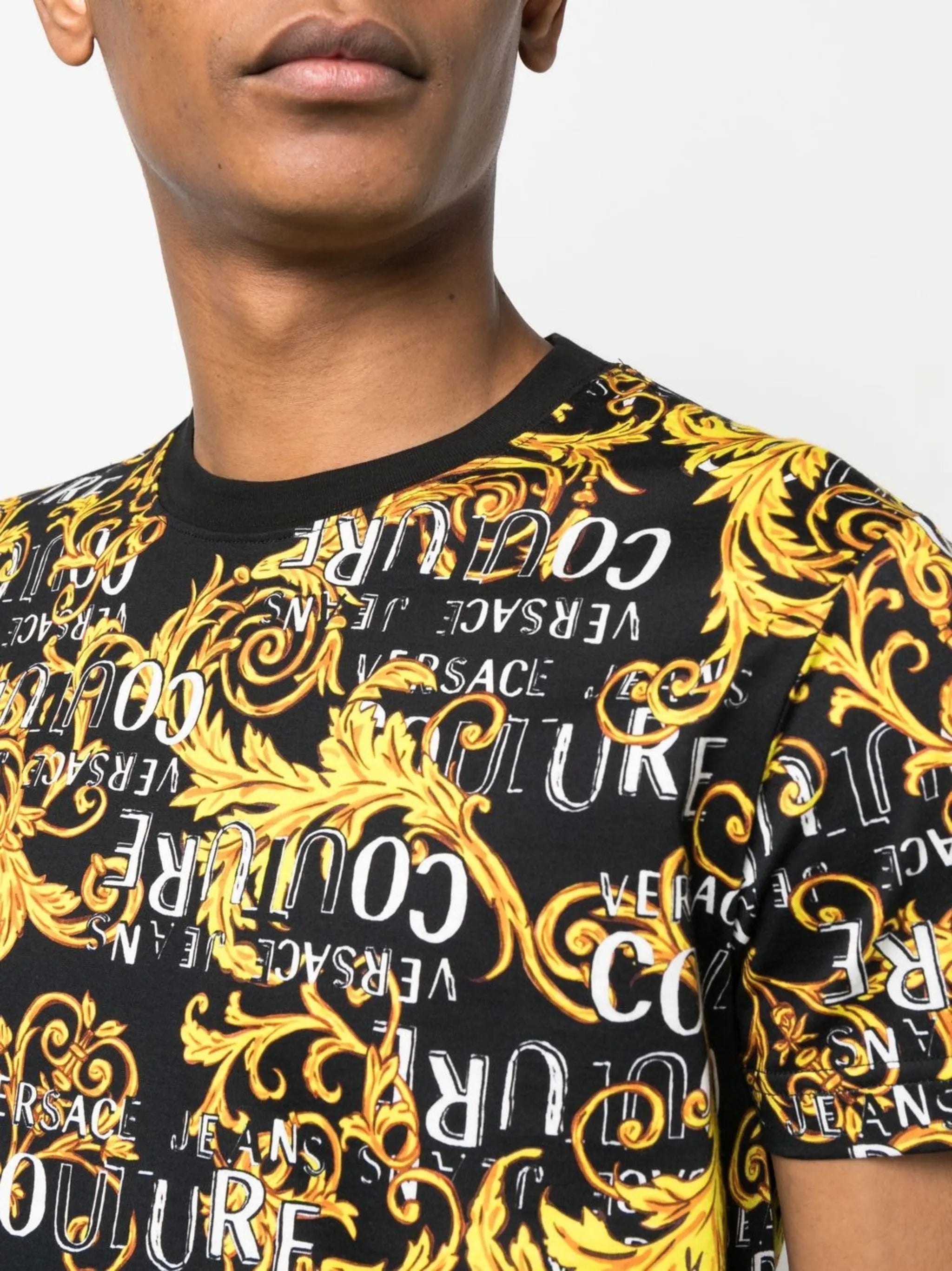 Barocco logo-print T-shirt