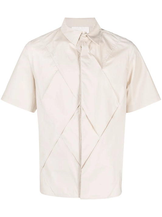 Bone Pastry panelled shirt